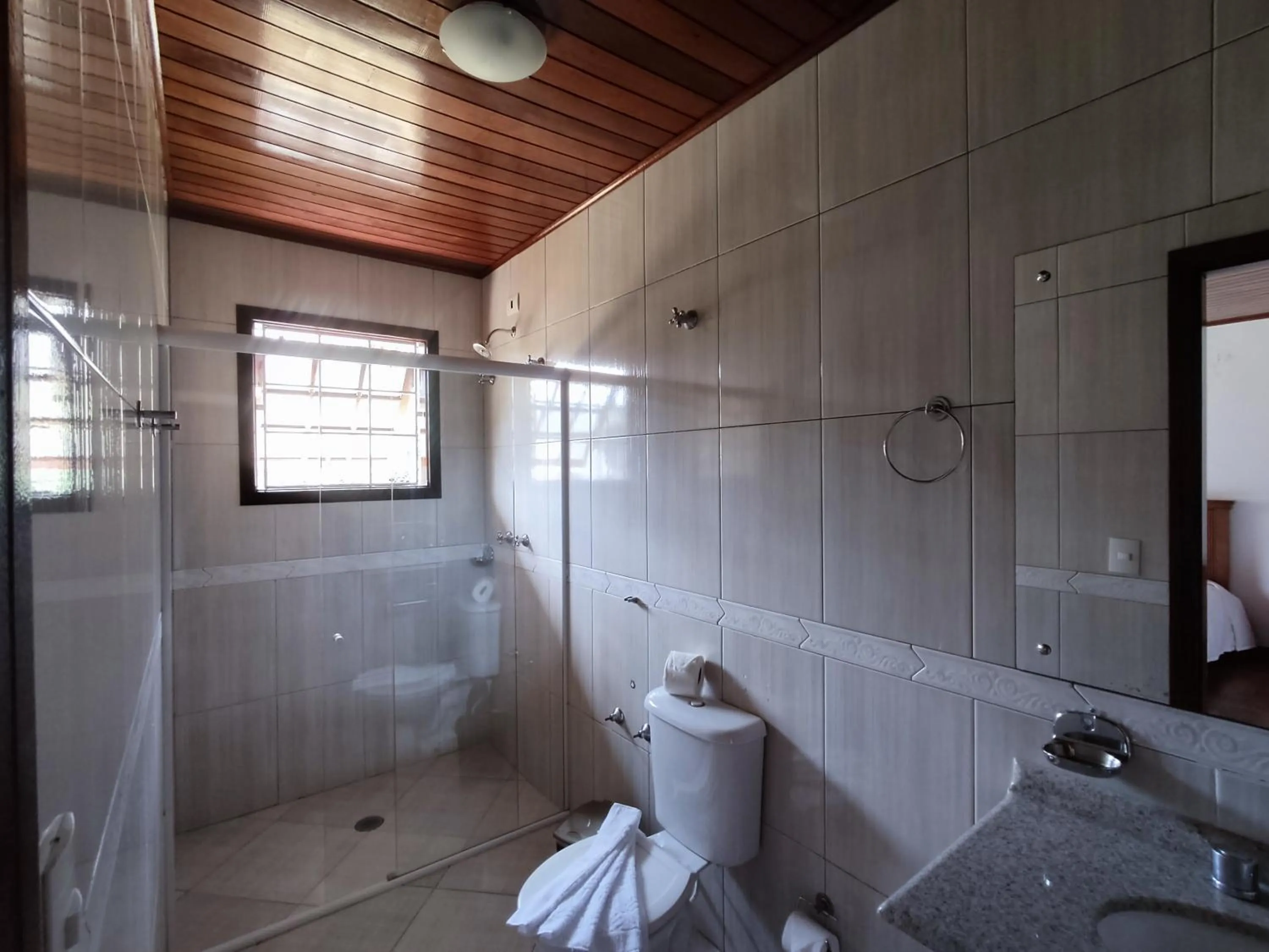 Bathroom in Pousada Portal da Serra