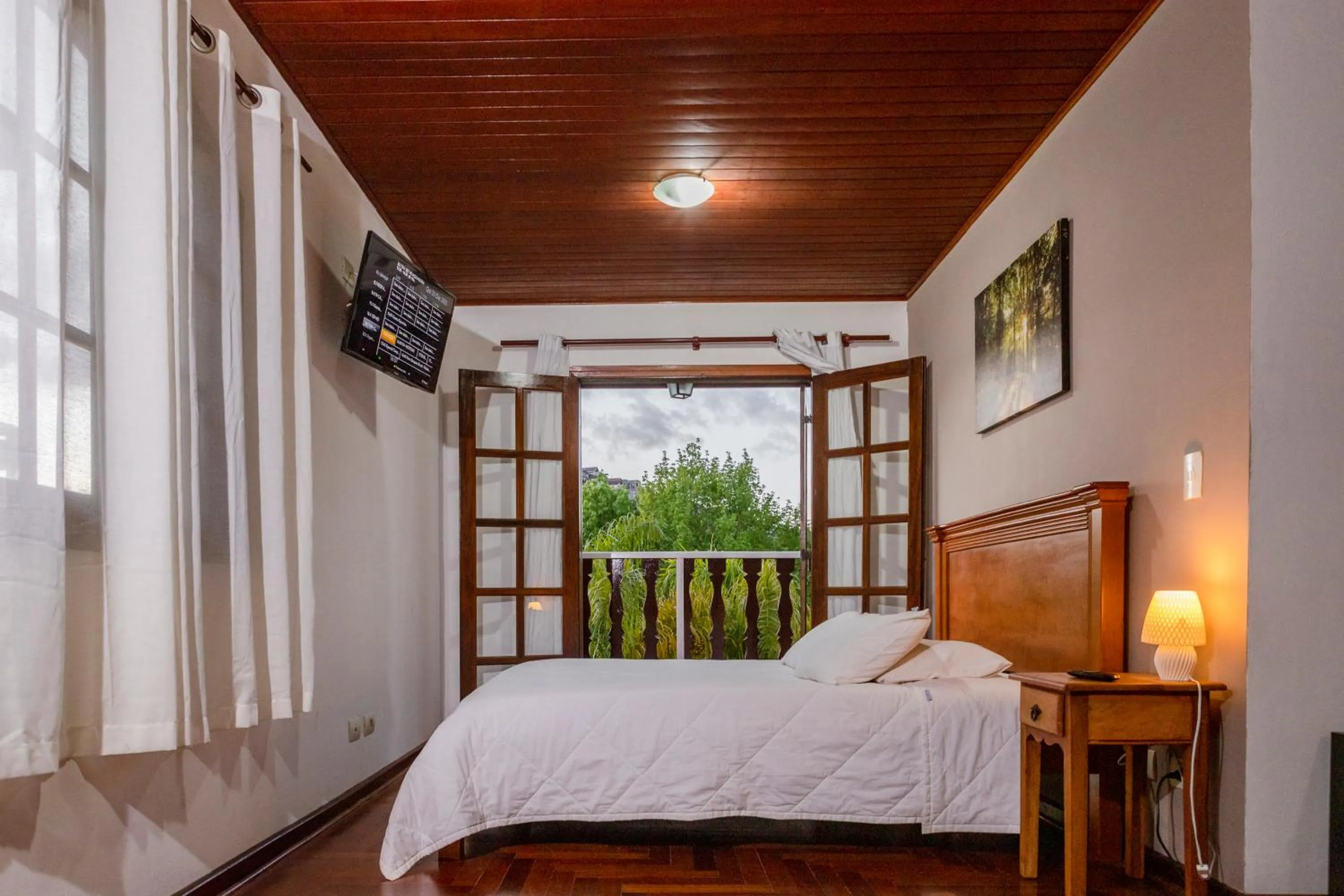 Bedroom, Bed in Pousada Portal da Serra