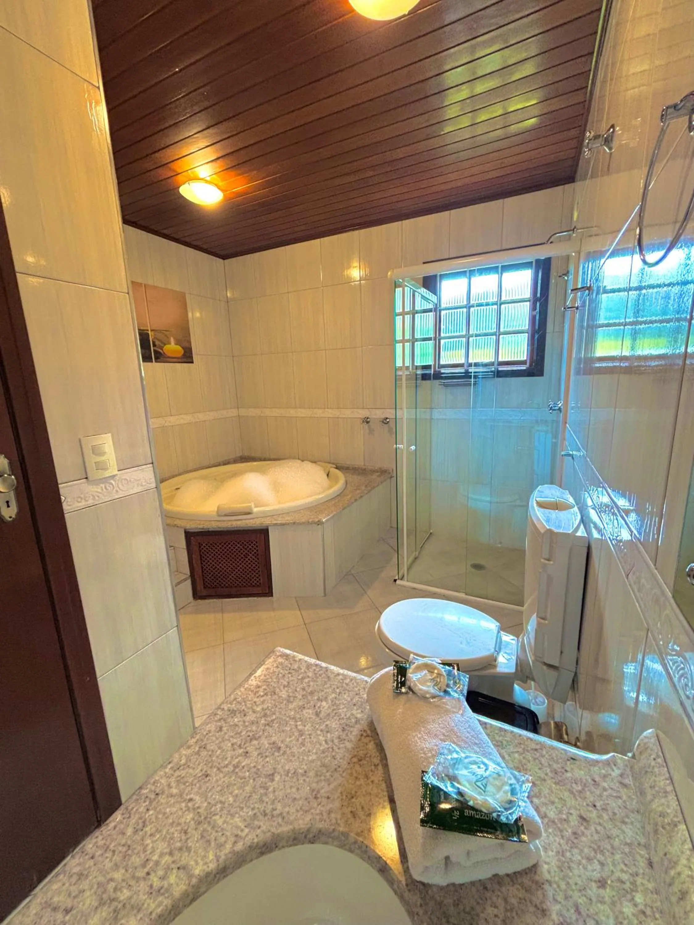 Bathroom in Pousada Portal da Serra