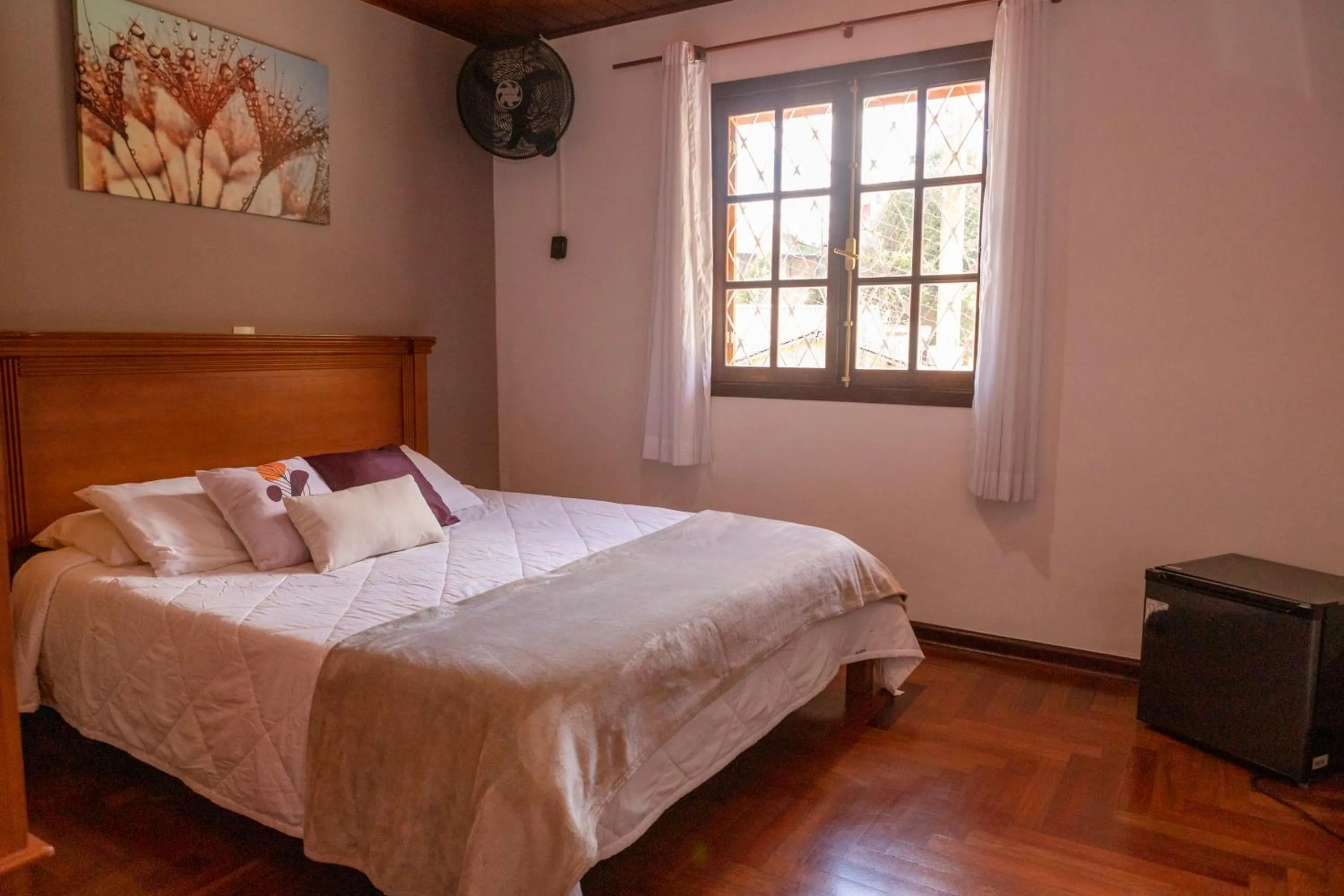 Bed in Pousada Portal da Serra