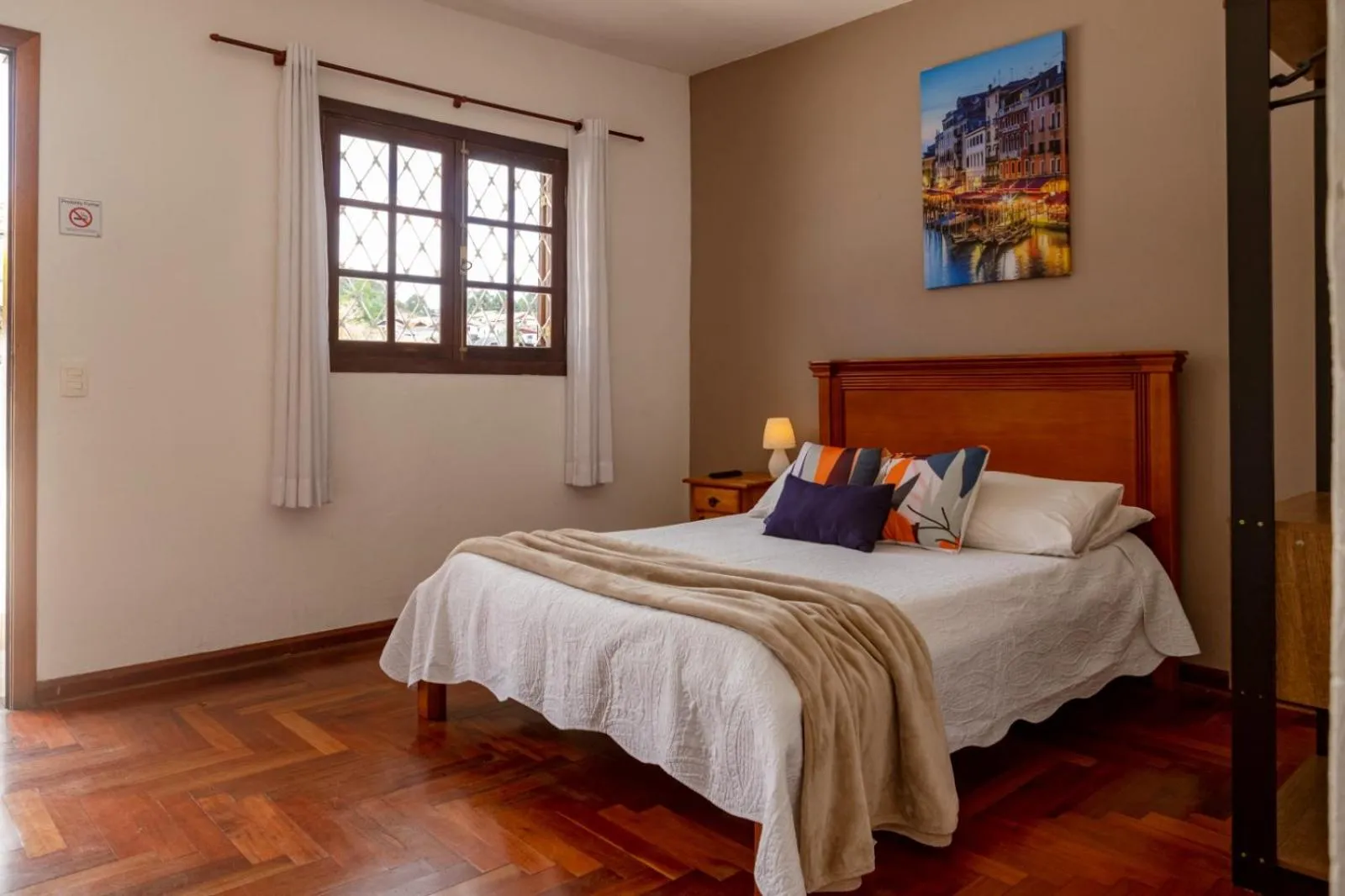 Bed in Pousada Portal da Serra