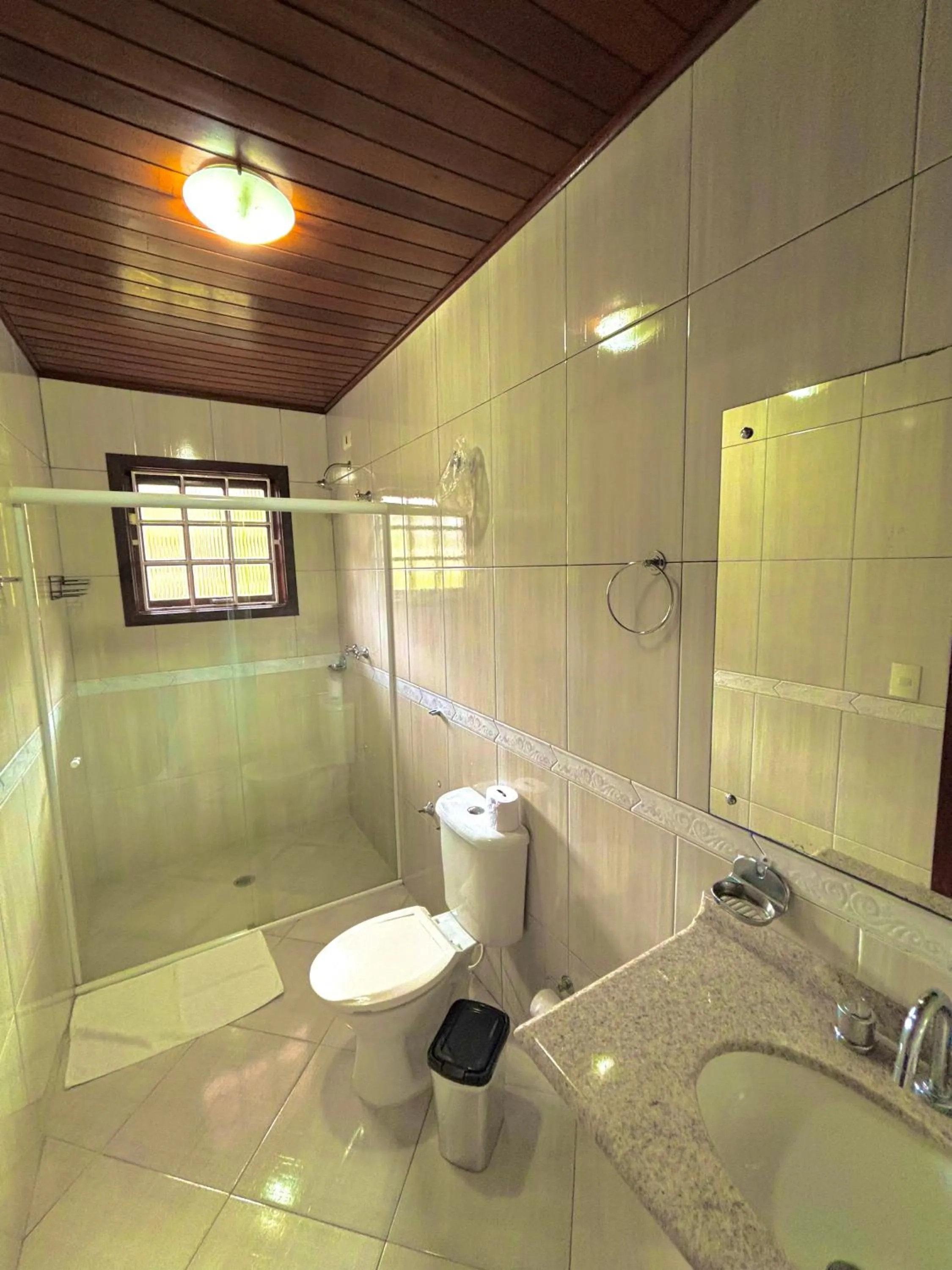 Bathroom in Pousada Portal da Serra