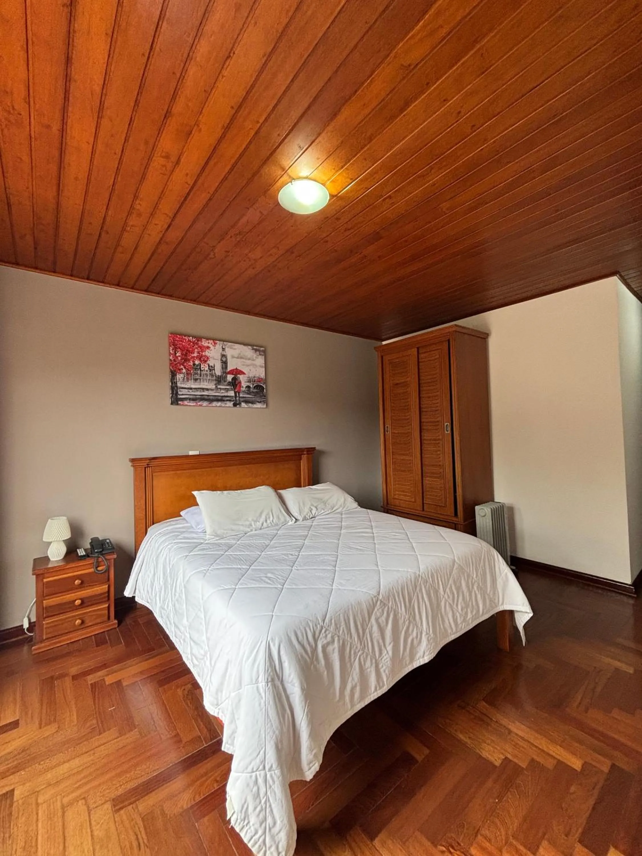 Bed in Pousada Portal da Serra