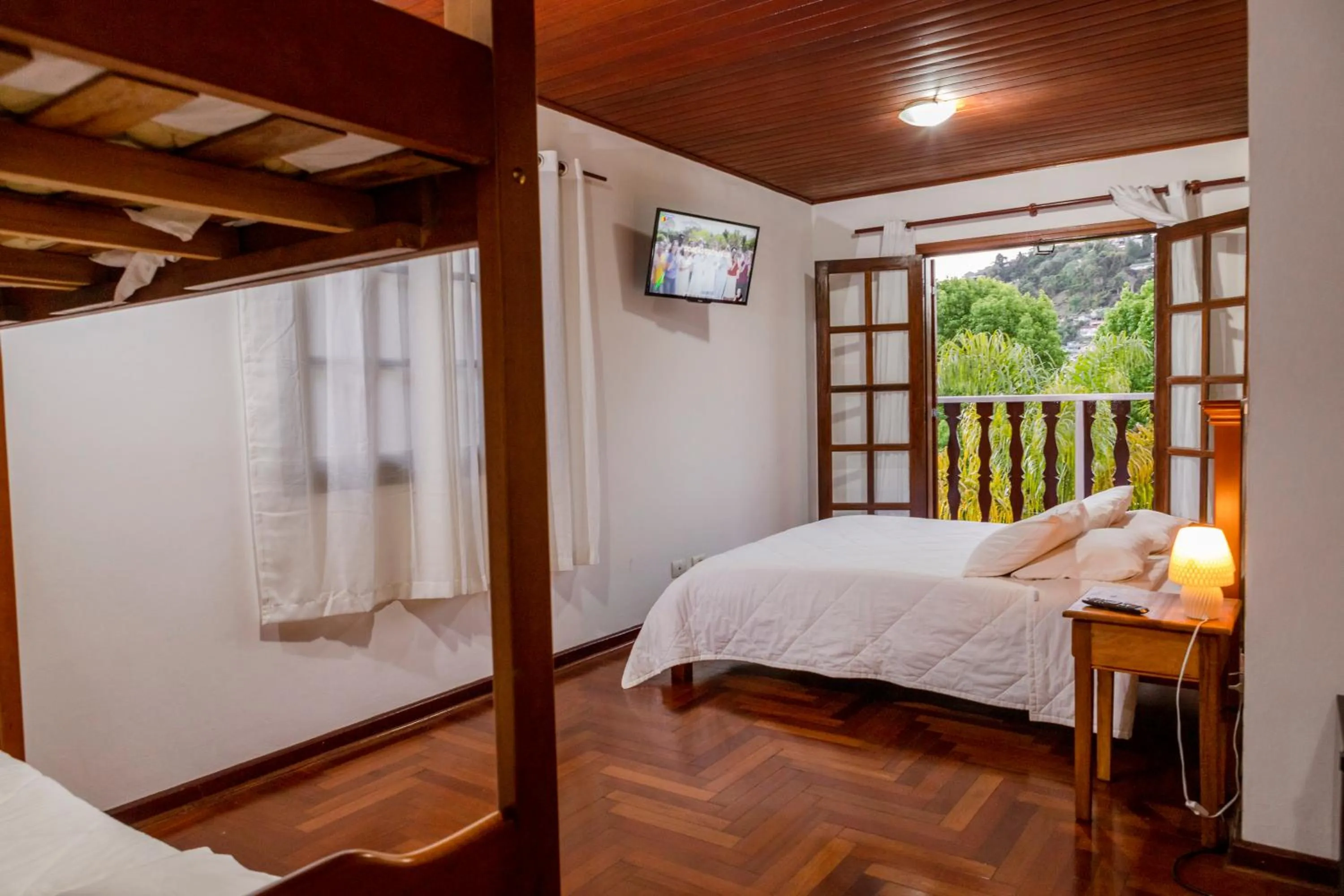 Bedroom, Bed in Pousada Portal da Serra