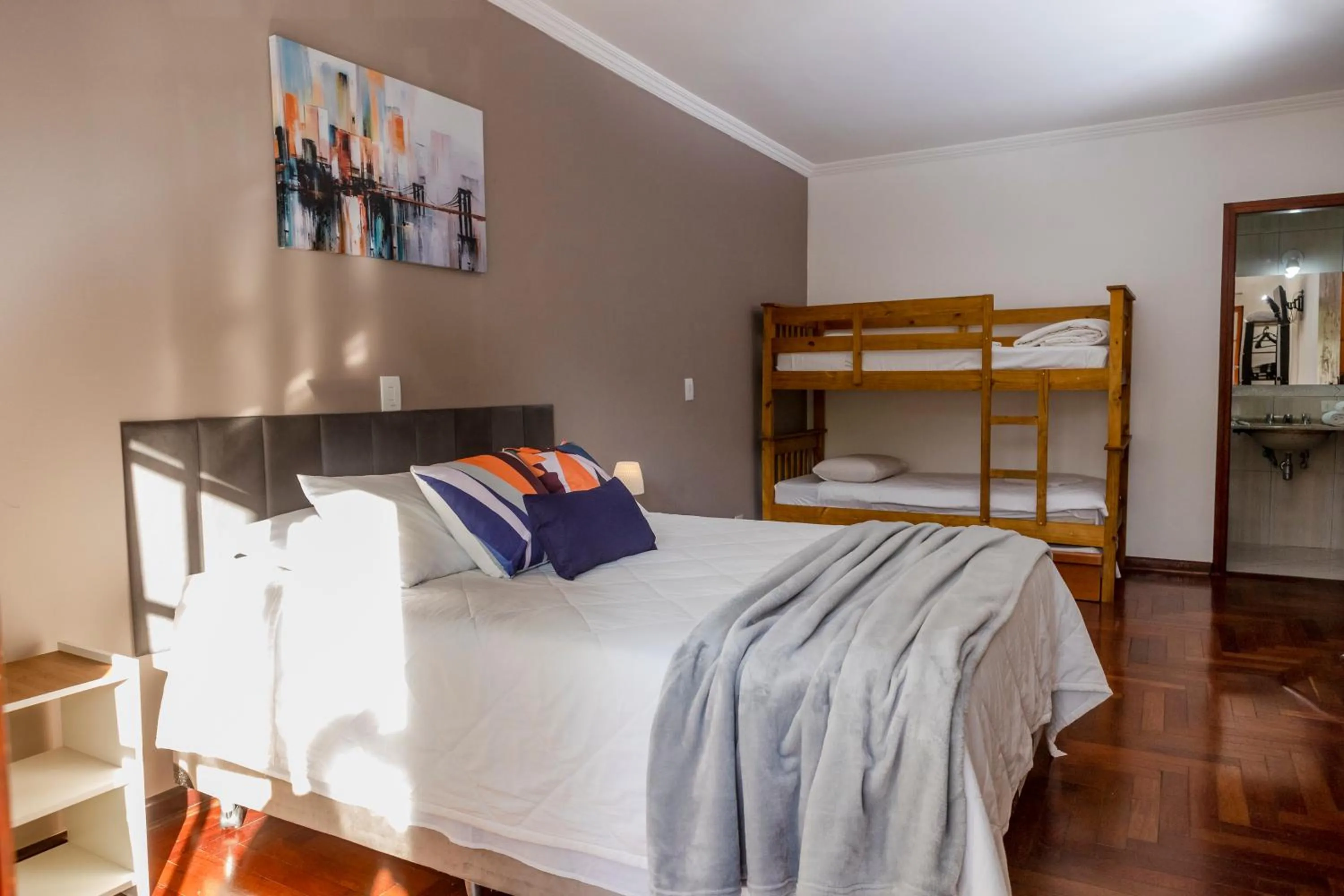 Bedroom, Bed in Pousada Portal da Serra