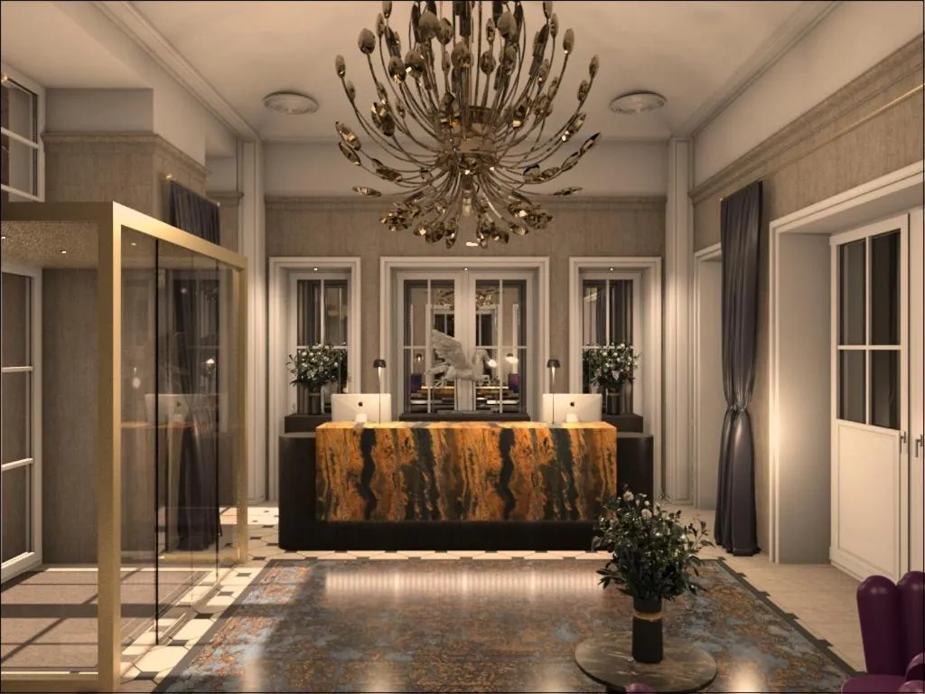 Lobby or reception in Lumière Boutiquehotel im Fürstenhof Leipzig