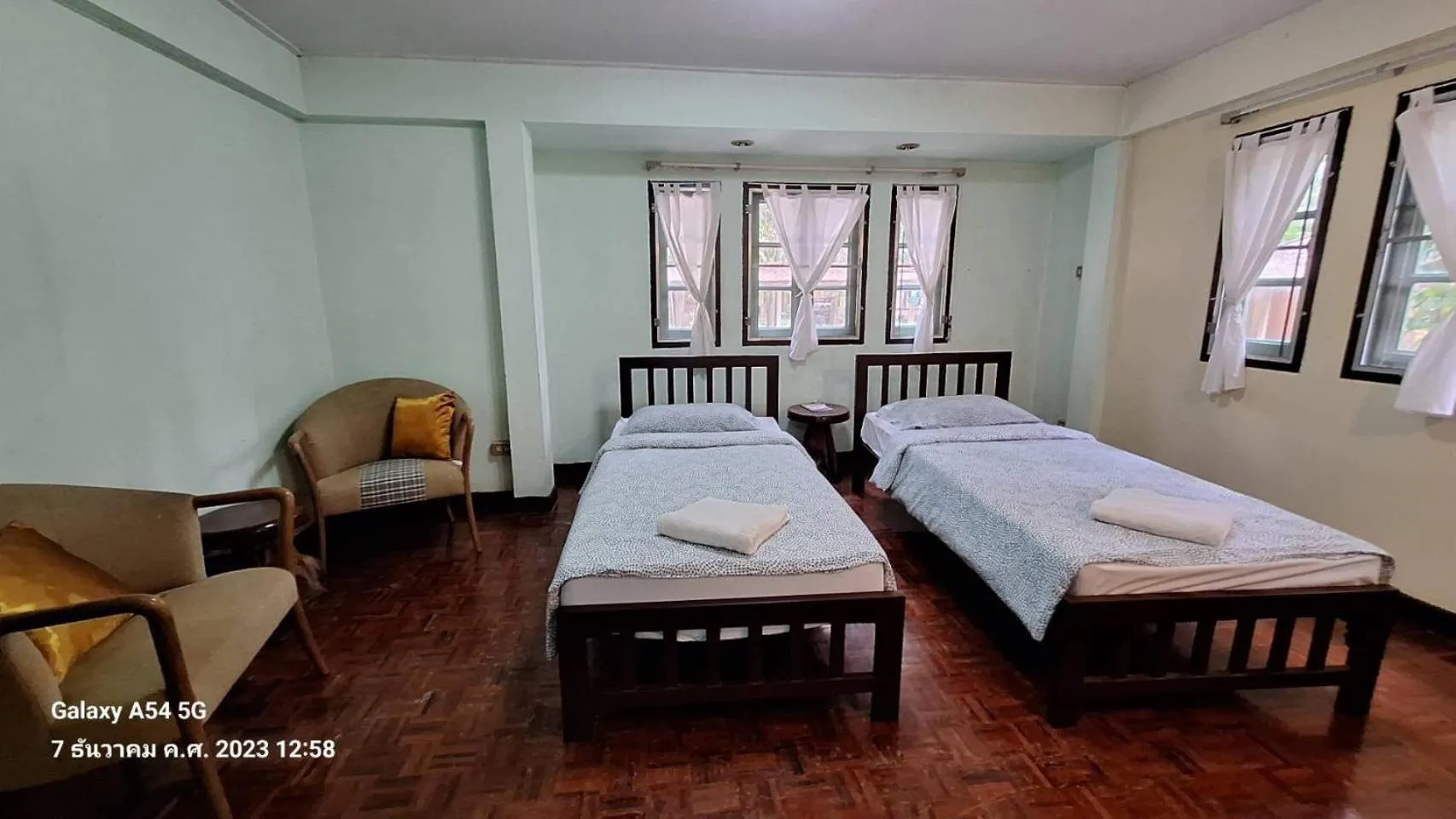 Bed in Huaykhakhaeng Country Home Resort