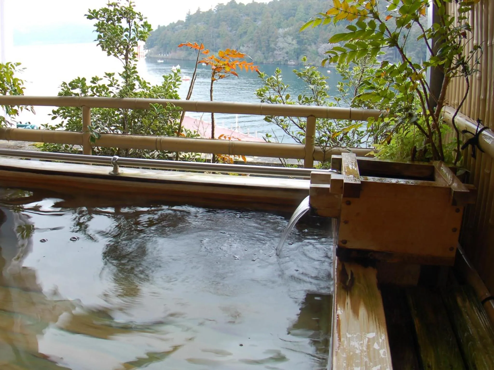 Hot Spring Bath in Hotel Musashiya
