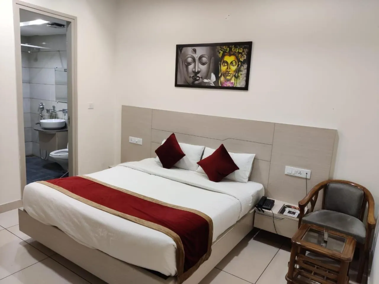 Seating area, Bed in Hotel Hamilton