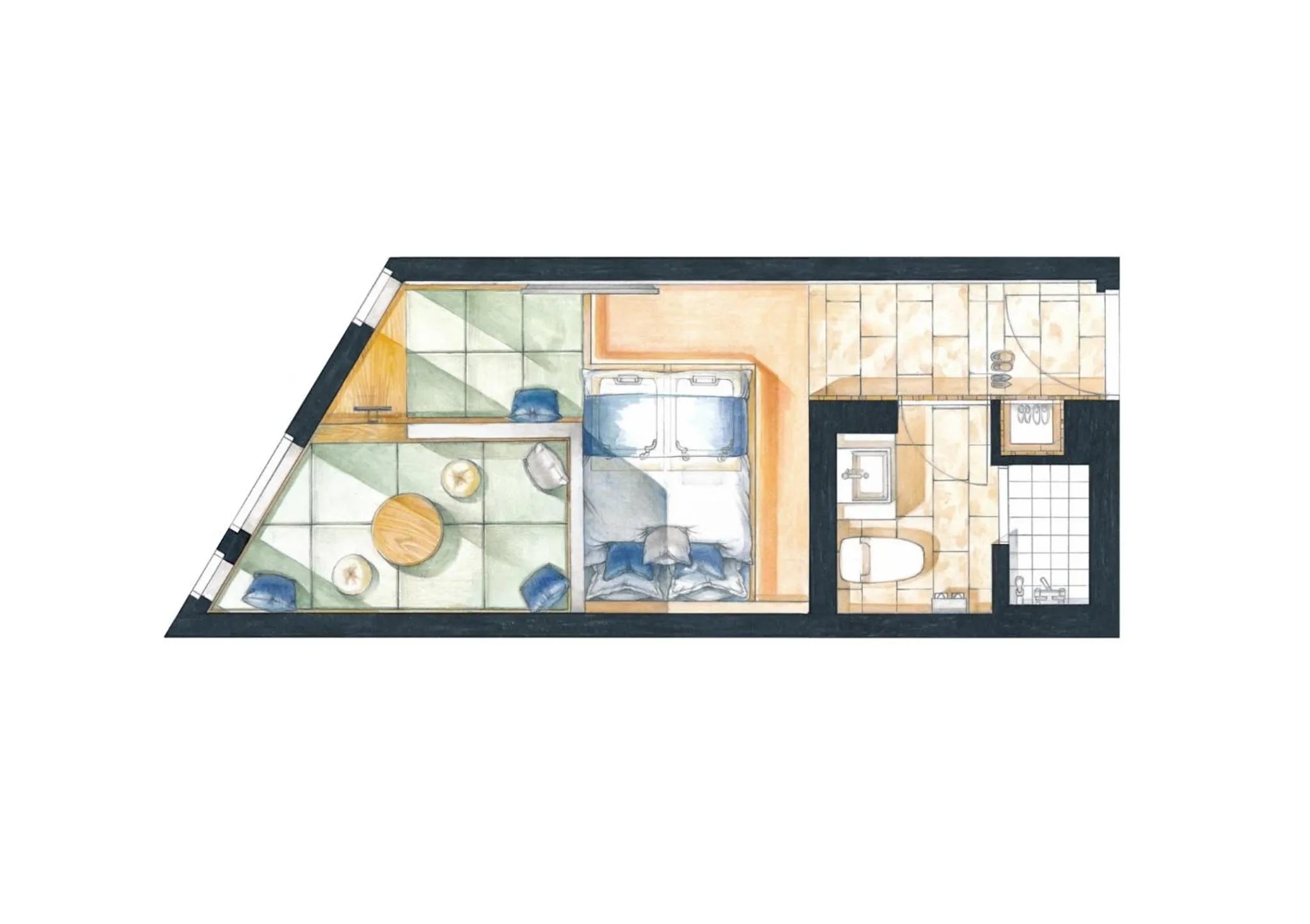 Photo of the whole room in Sakura Cross Hotel Shinjuku East Annex