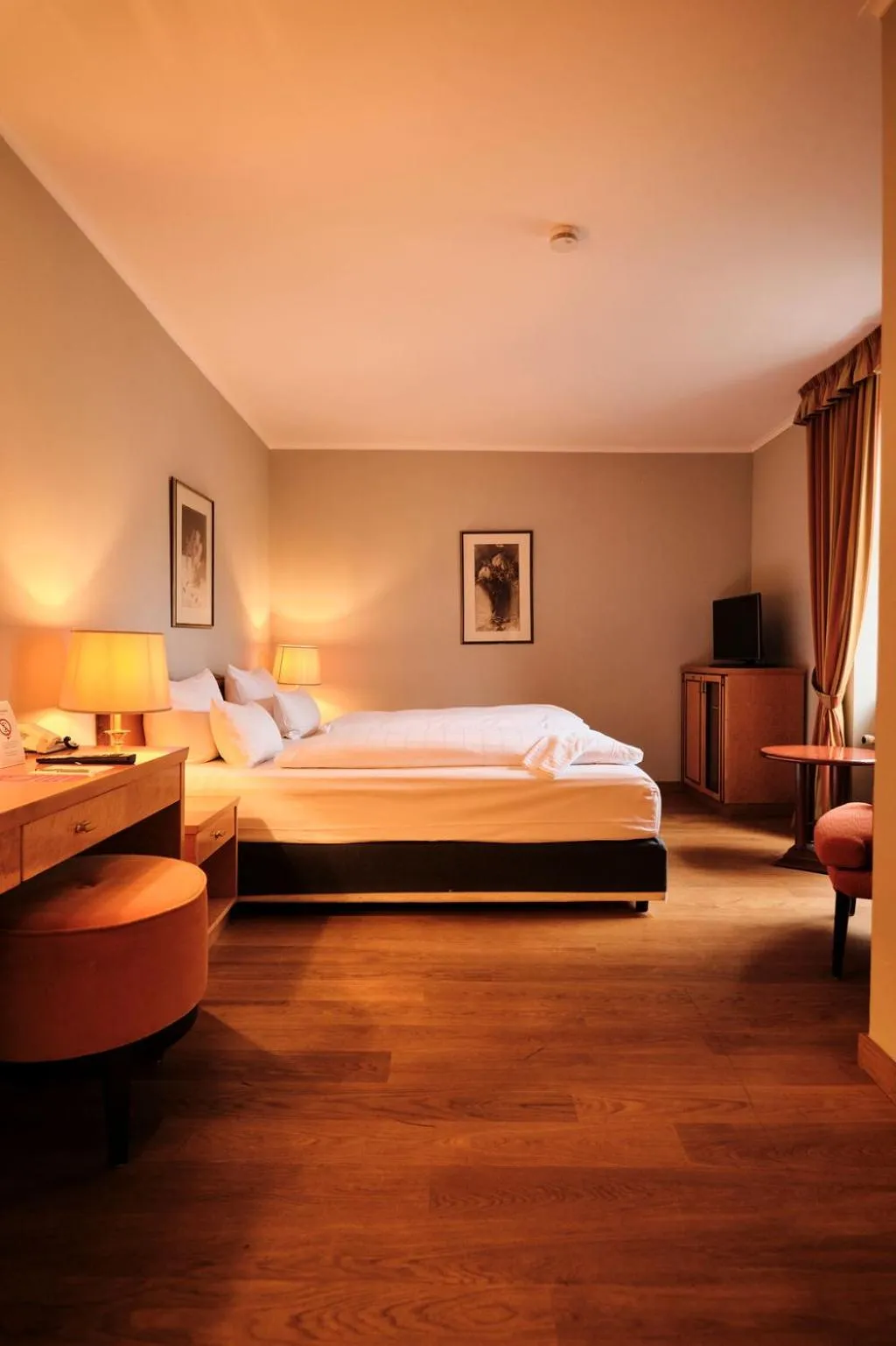 Bed in Hotel Halm Konstanz