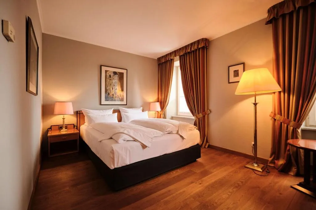 Bed in Hotel Halm Konstanz