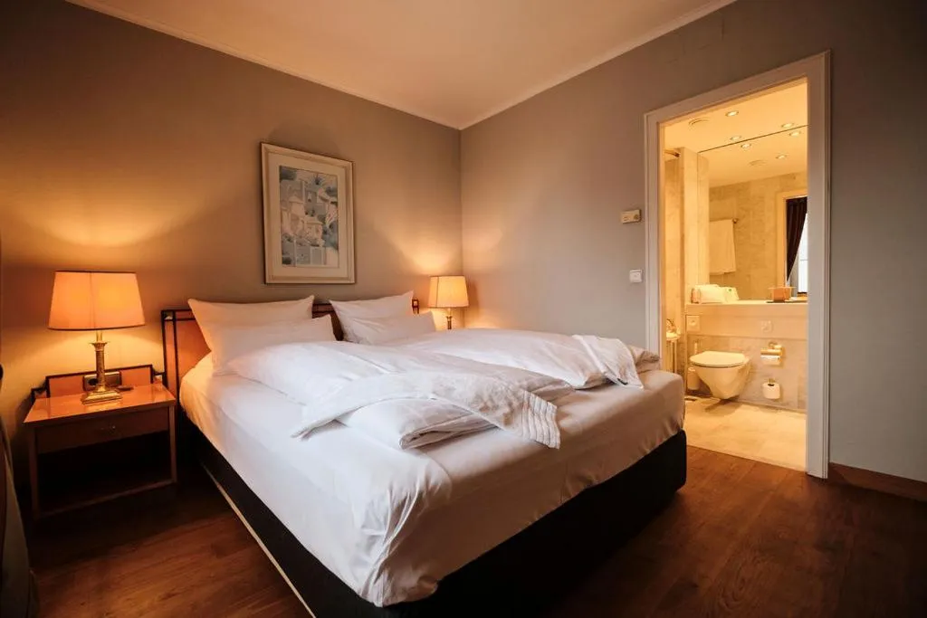 Bed in Hotel Halm Konstanz