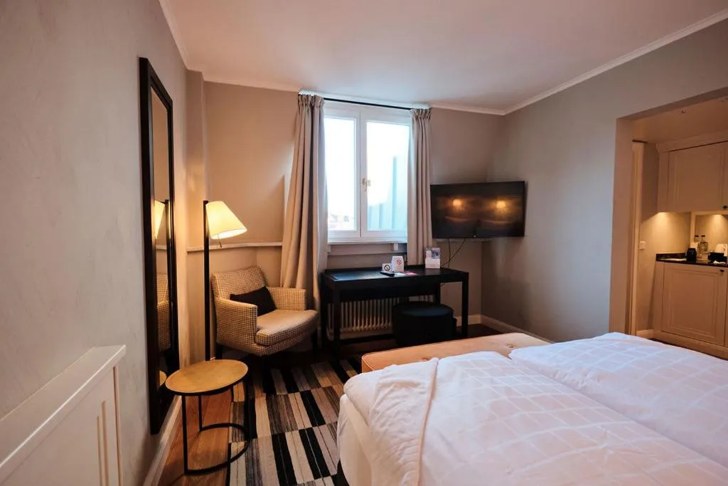 Bed in Hotel Halm Konstanz