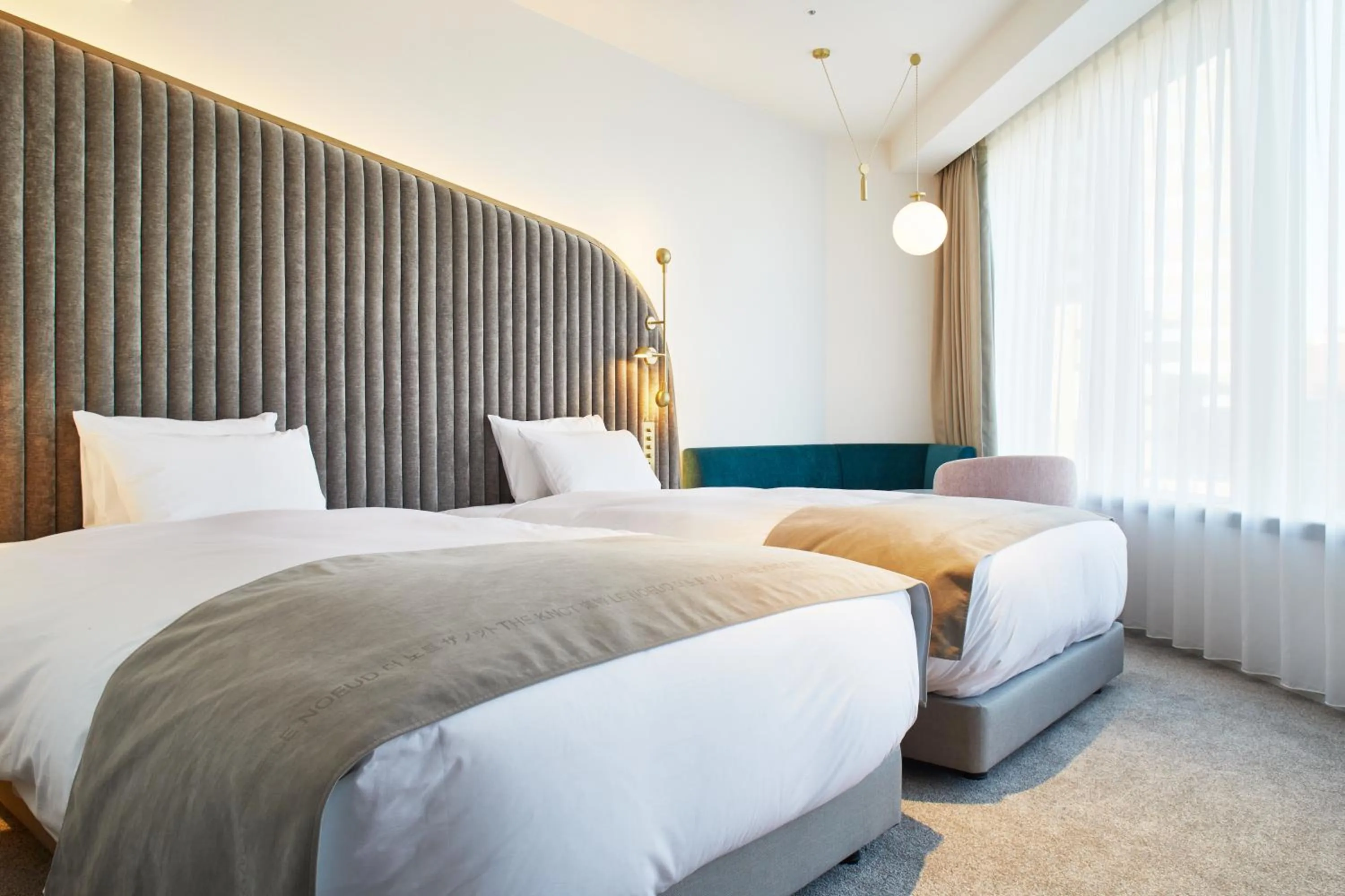 Bedroom, Bed in The Knot Hiroshima