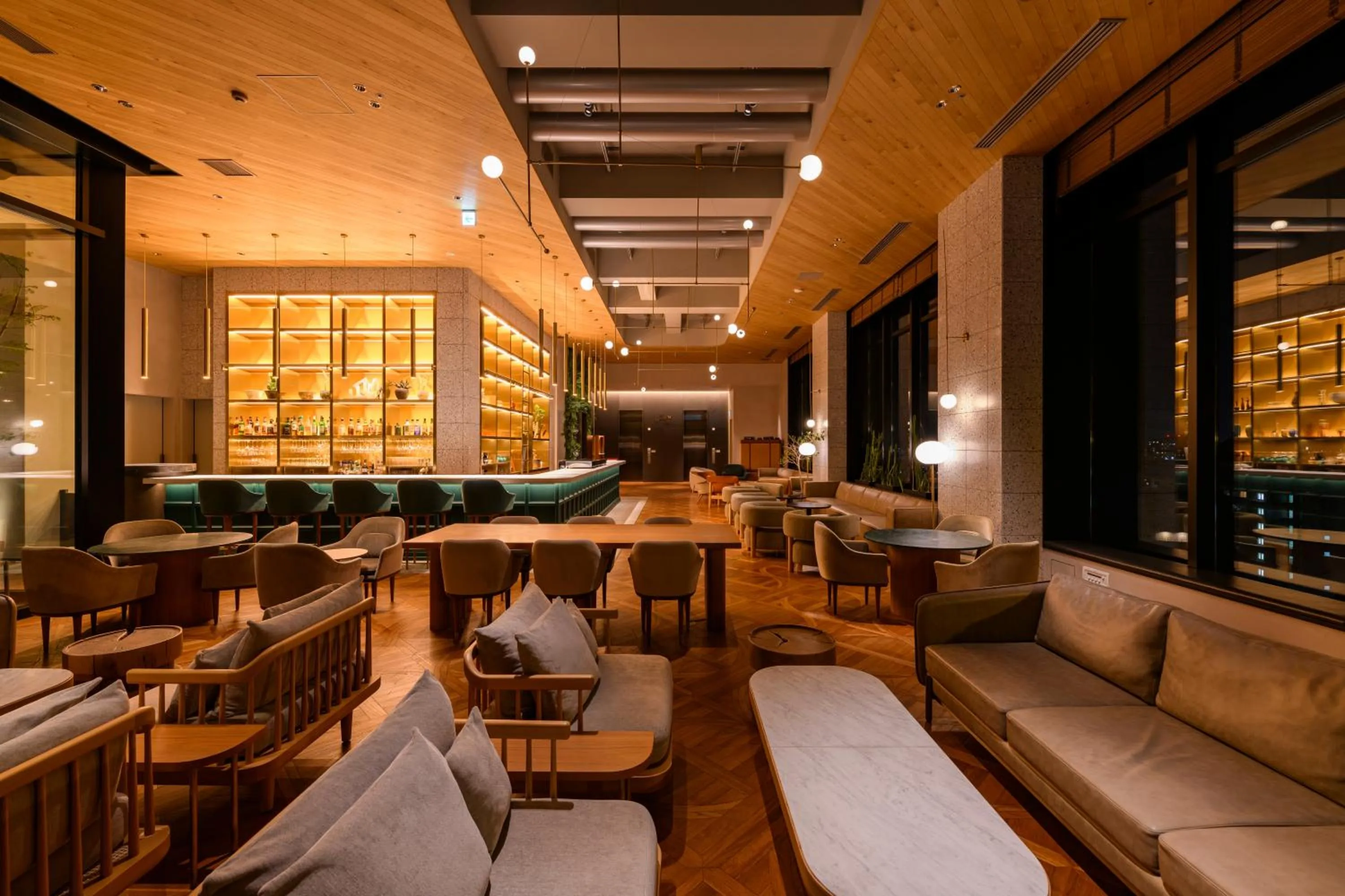 Lounge or bar in The Knot Hiroshima