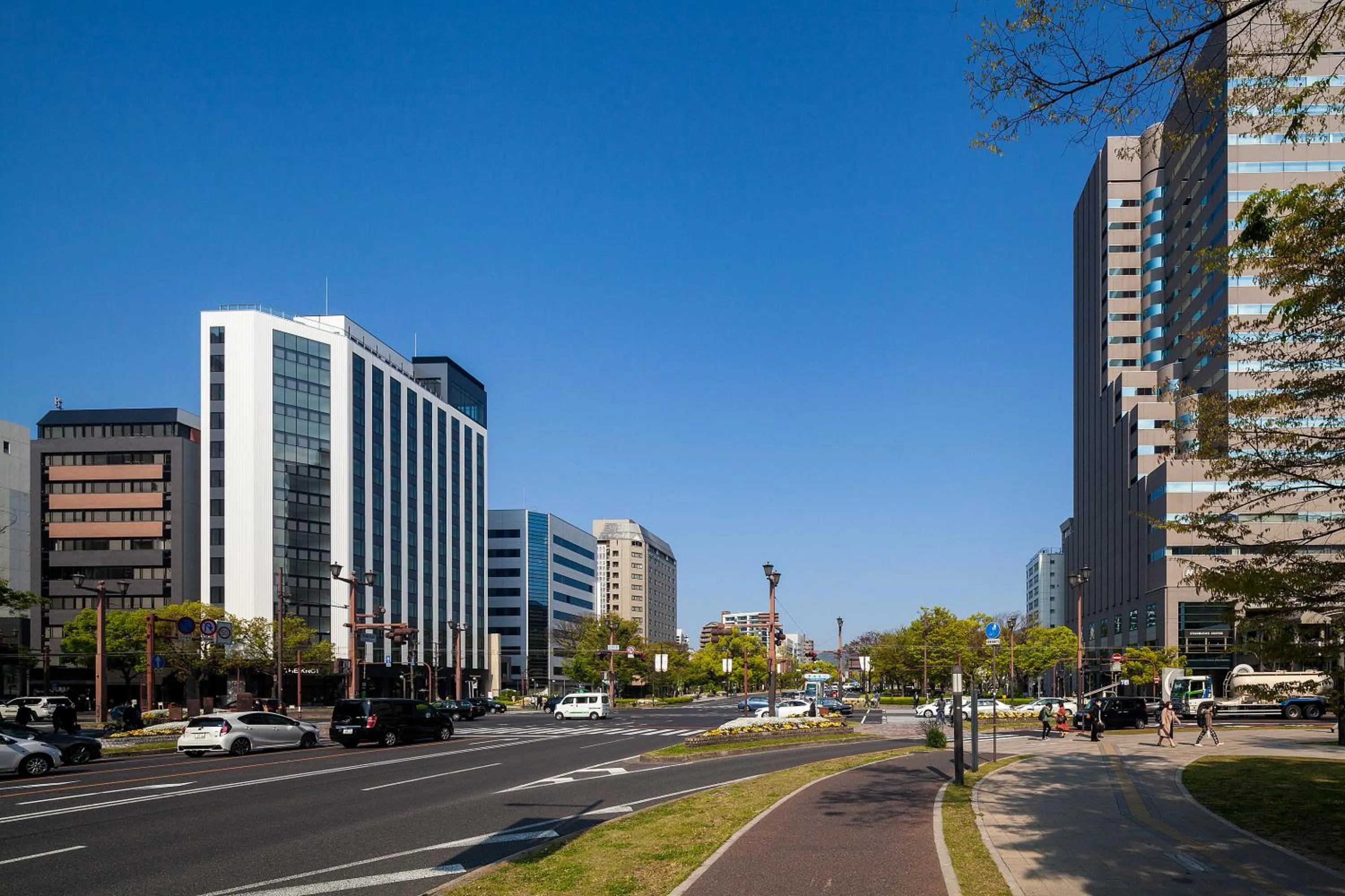 Facade/entrance in The Knot Hiroshima