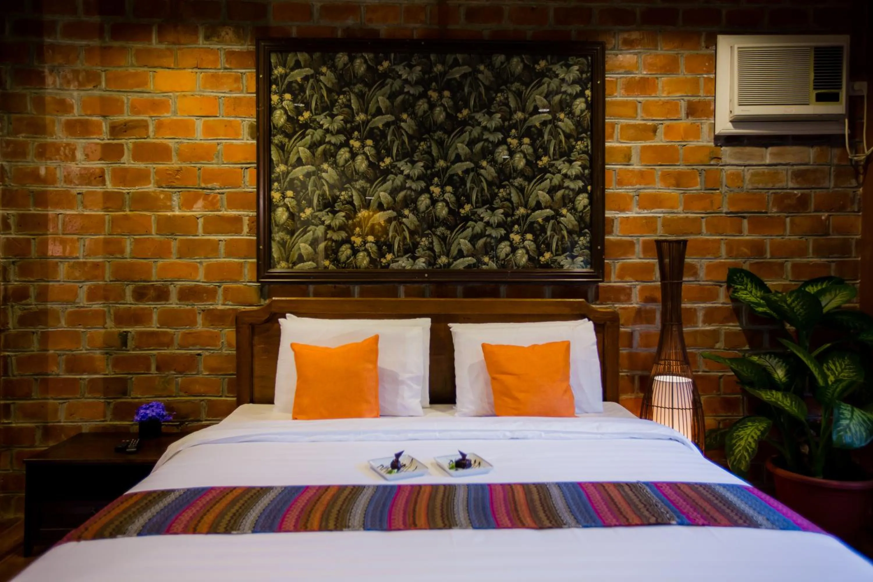 Bed in Malagos Garden Resort