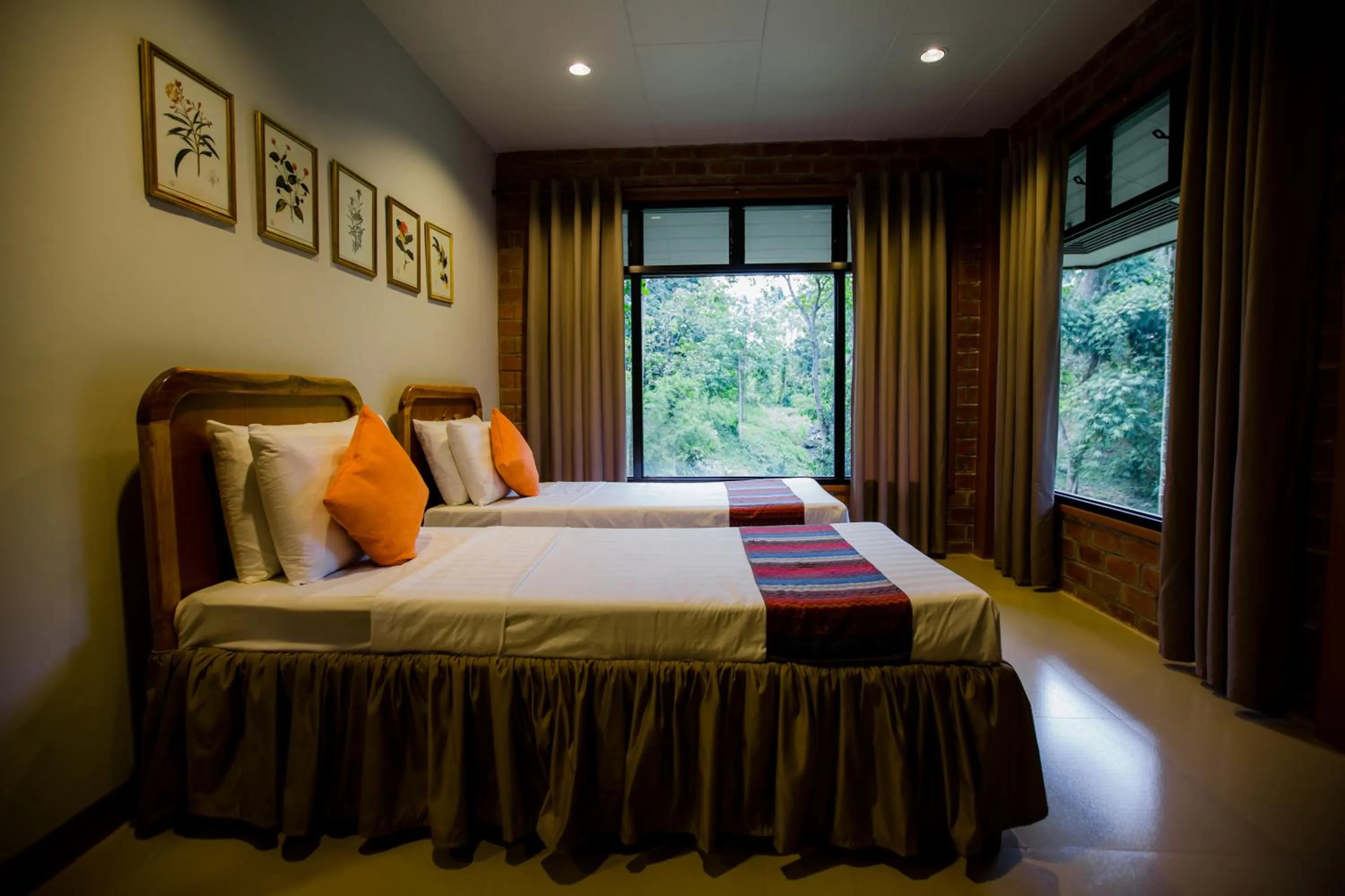 Bed in Malagos Garden Resort
