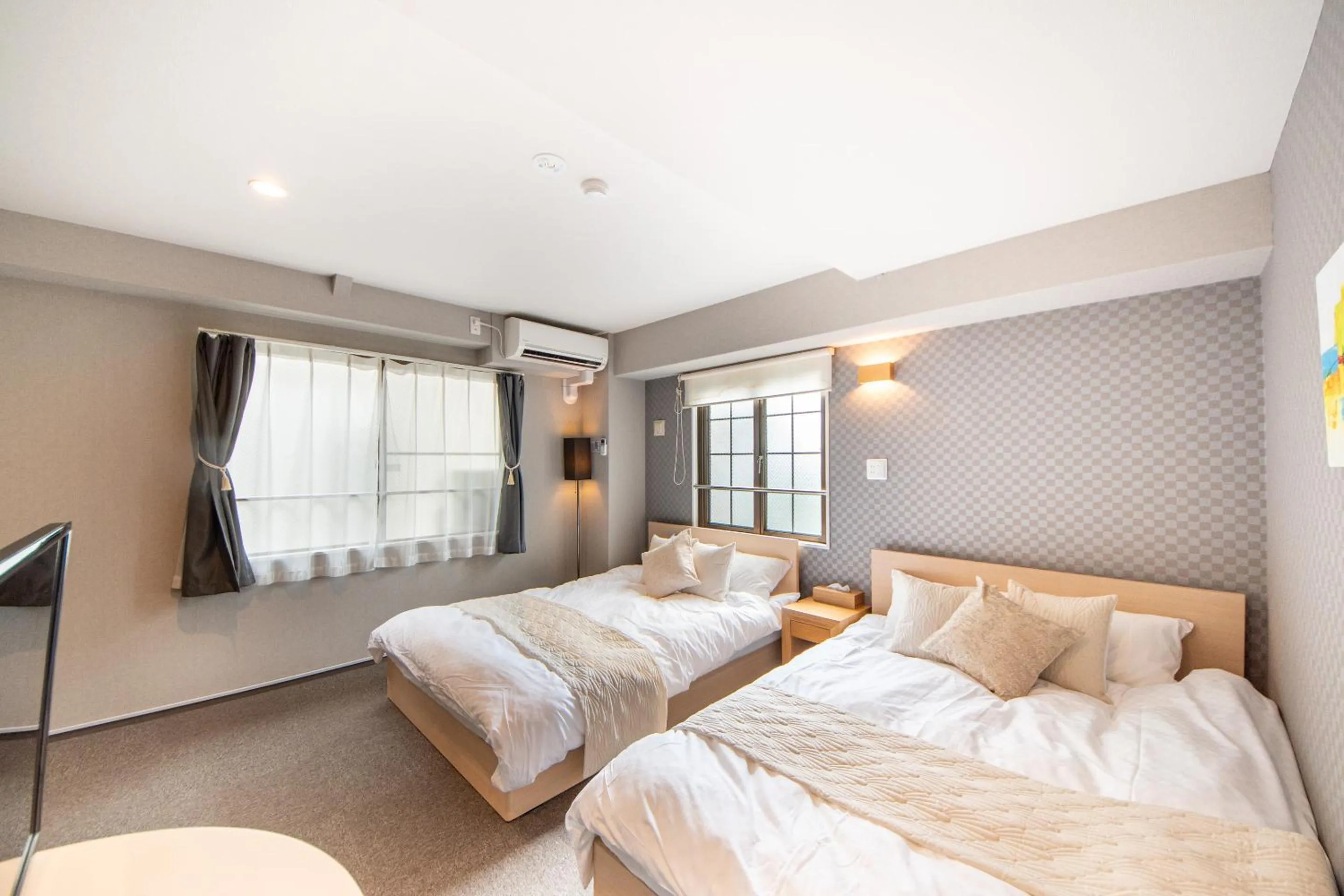 Bed in Hotel Neiraku