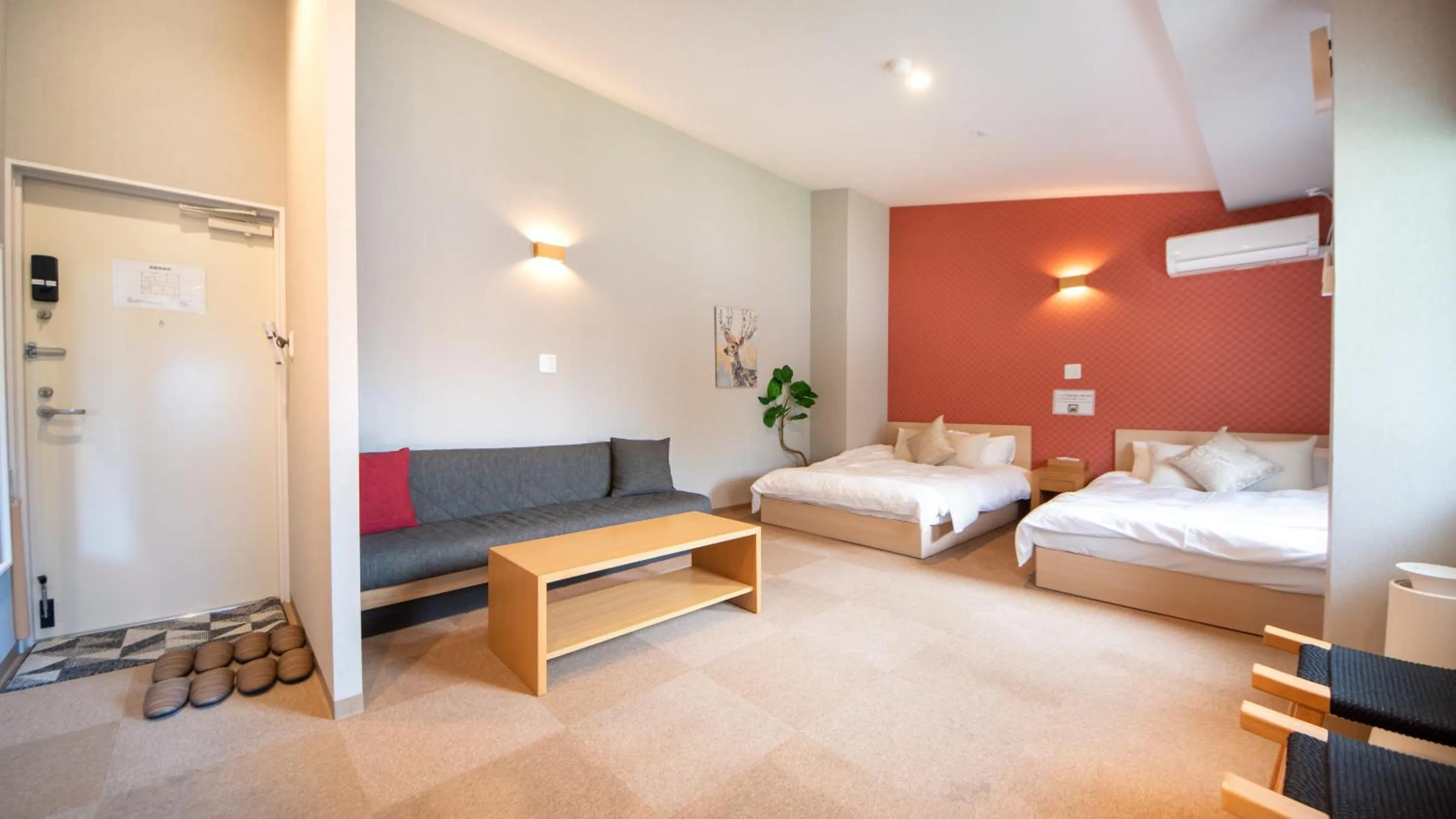 Bed in Hotel Neiraku