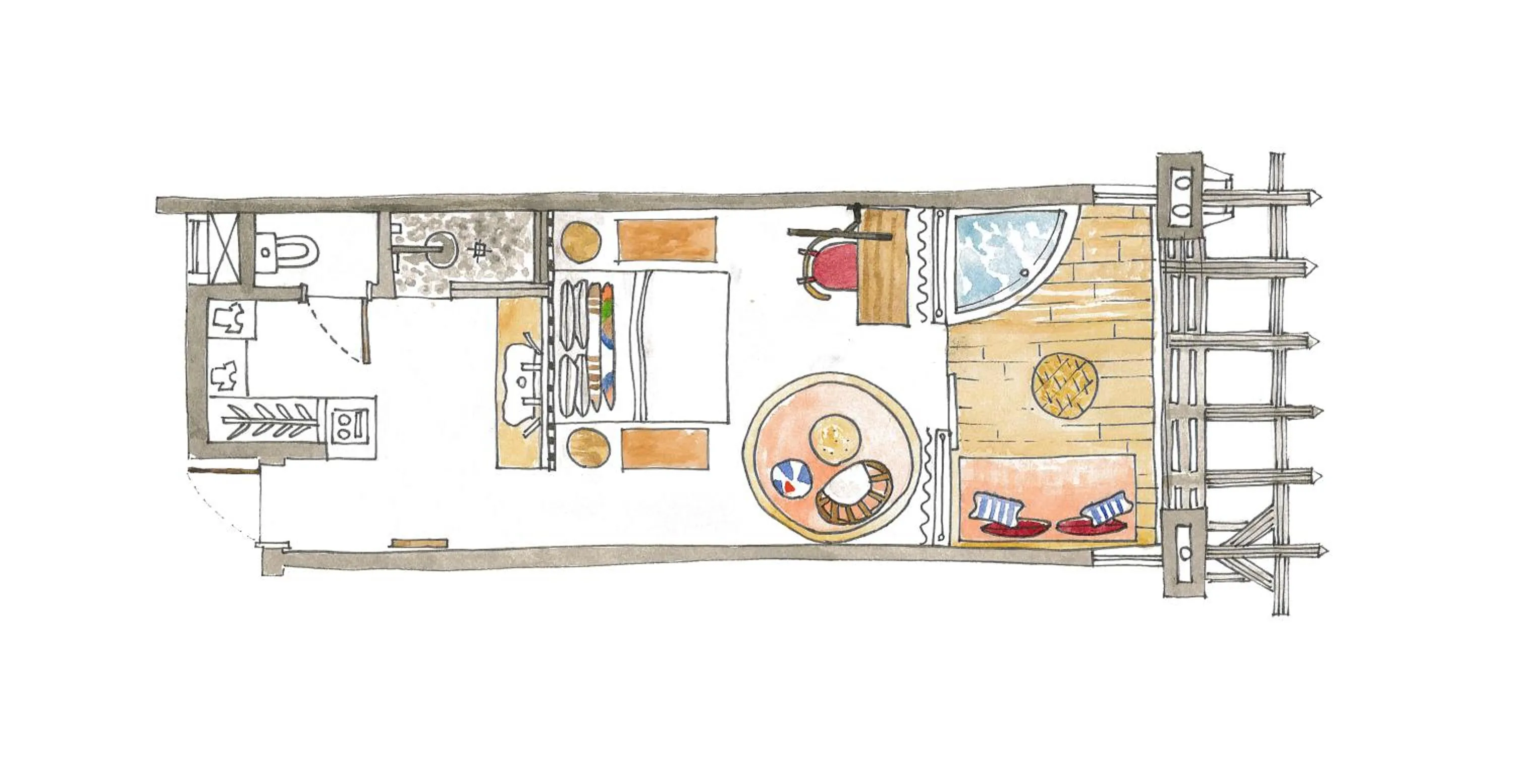 Floor plan in Zilwa Attitude