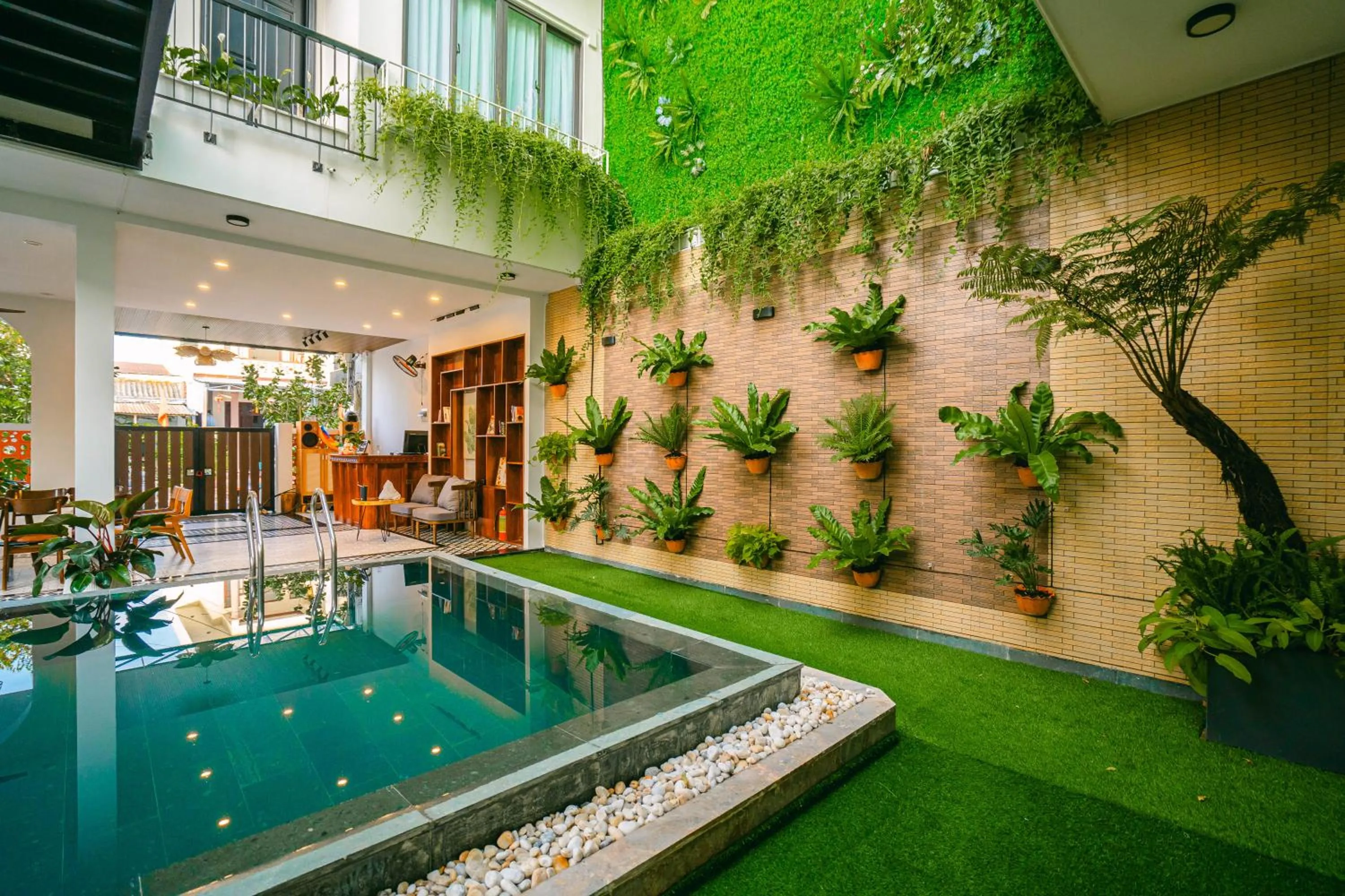 Swimming pool in Beach Palm Villa Hoi An