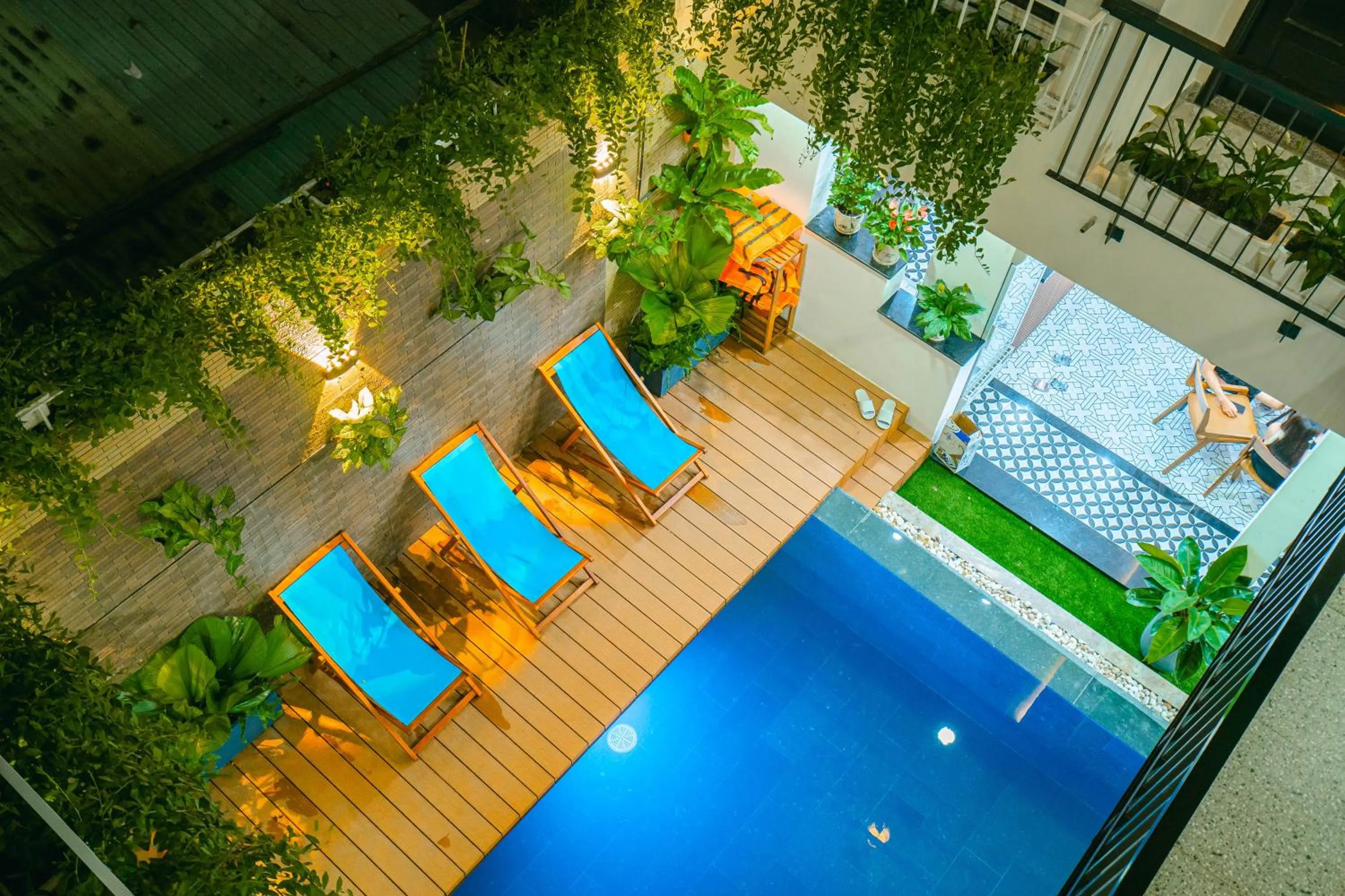 Swimming pool in Beach Palm Villa Hoi An
