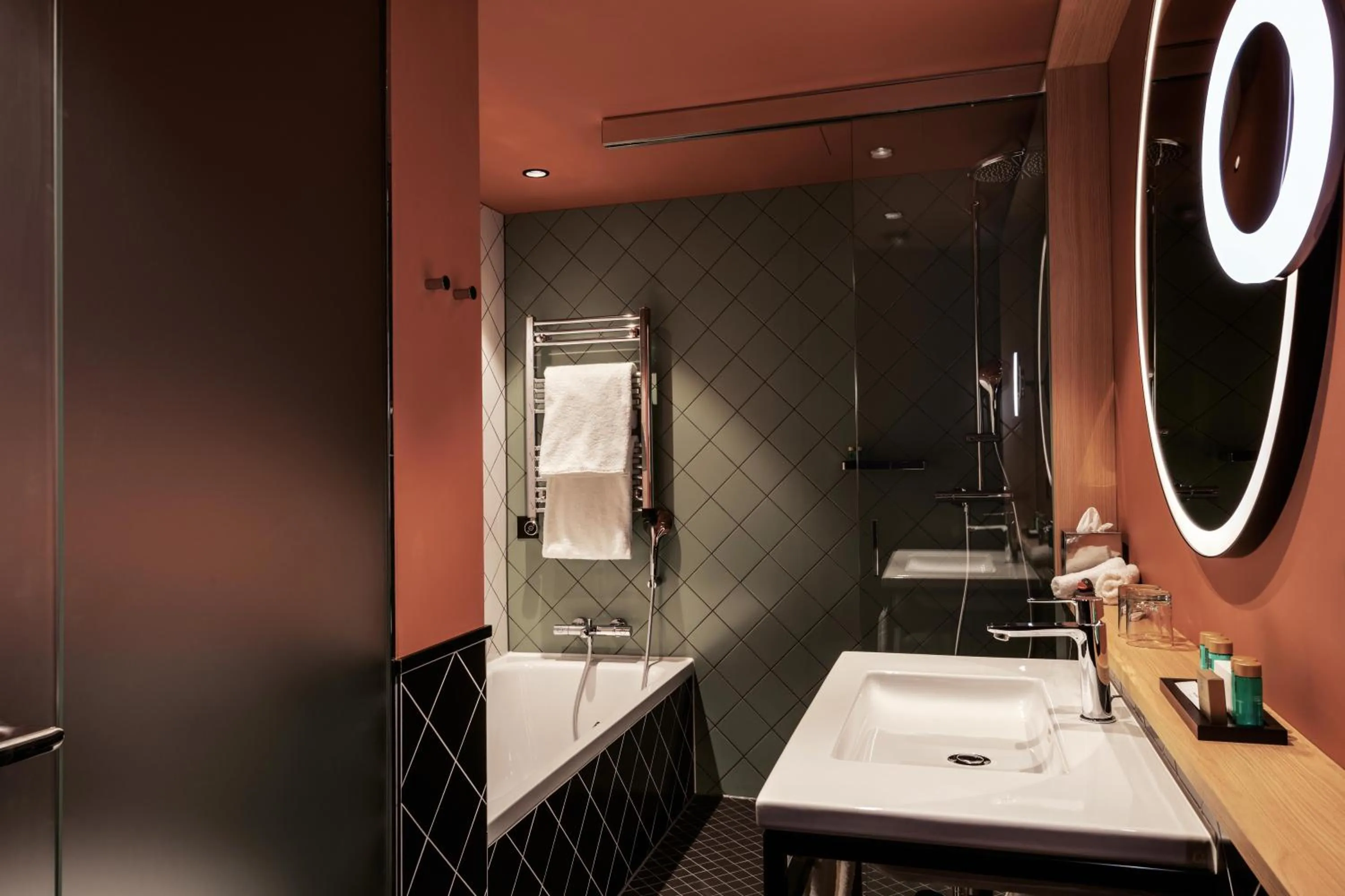 Shower in Sorell Boutique-Hotel St Peter Zürich