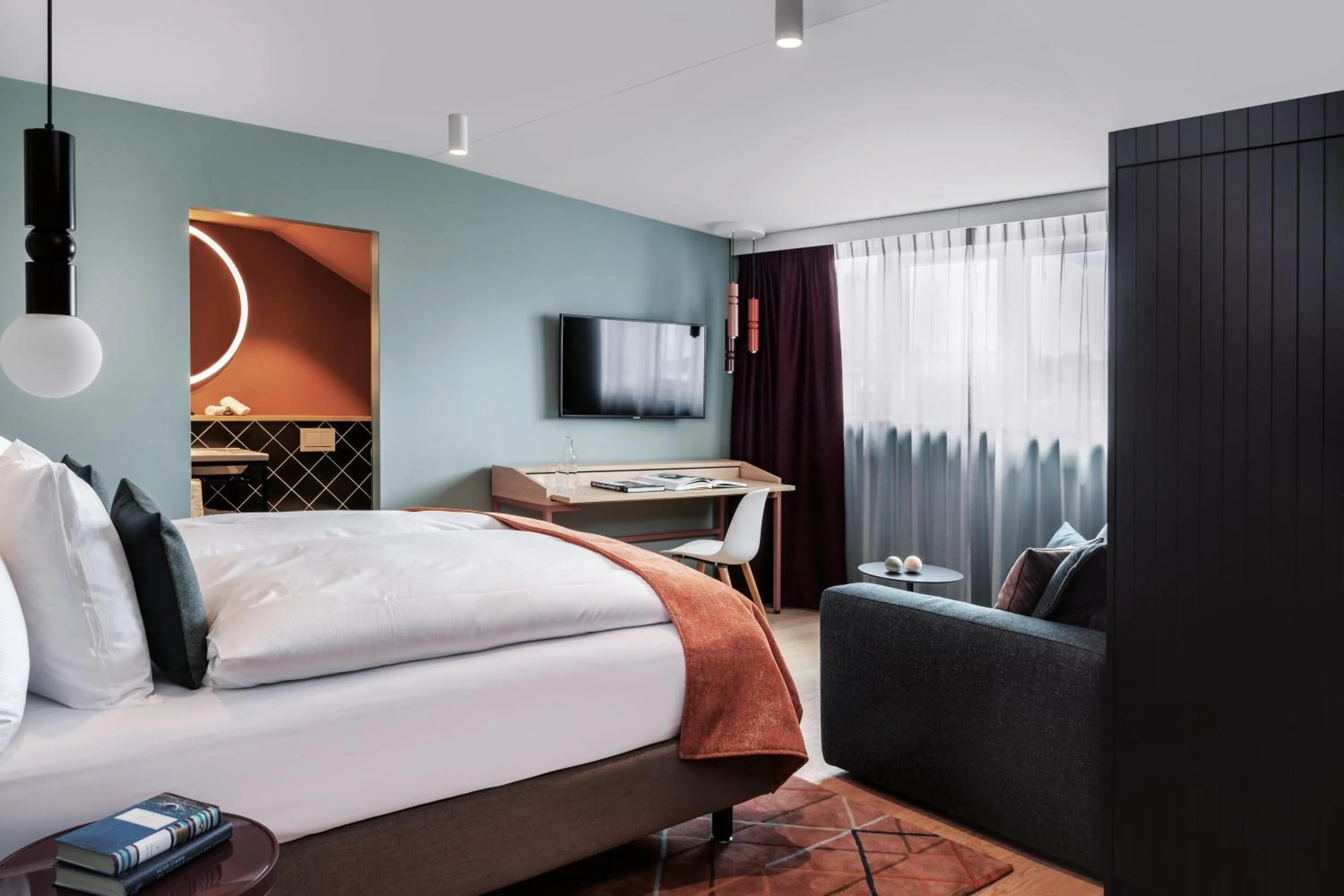 Bed in Sorell Boutique-Hotel St Peter Zürich