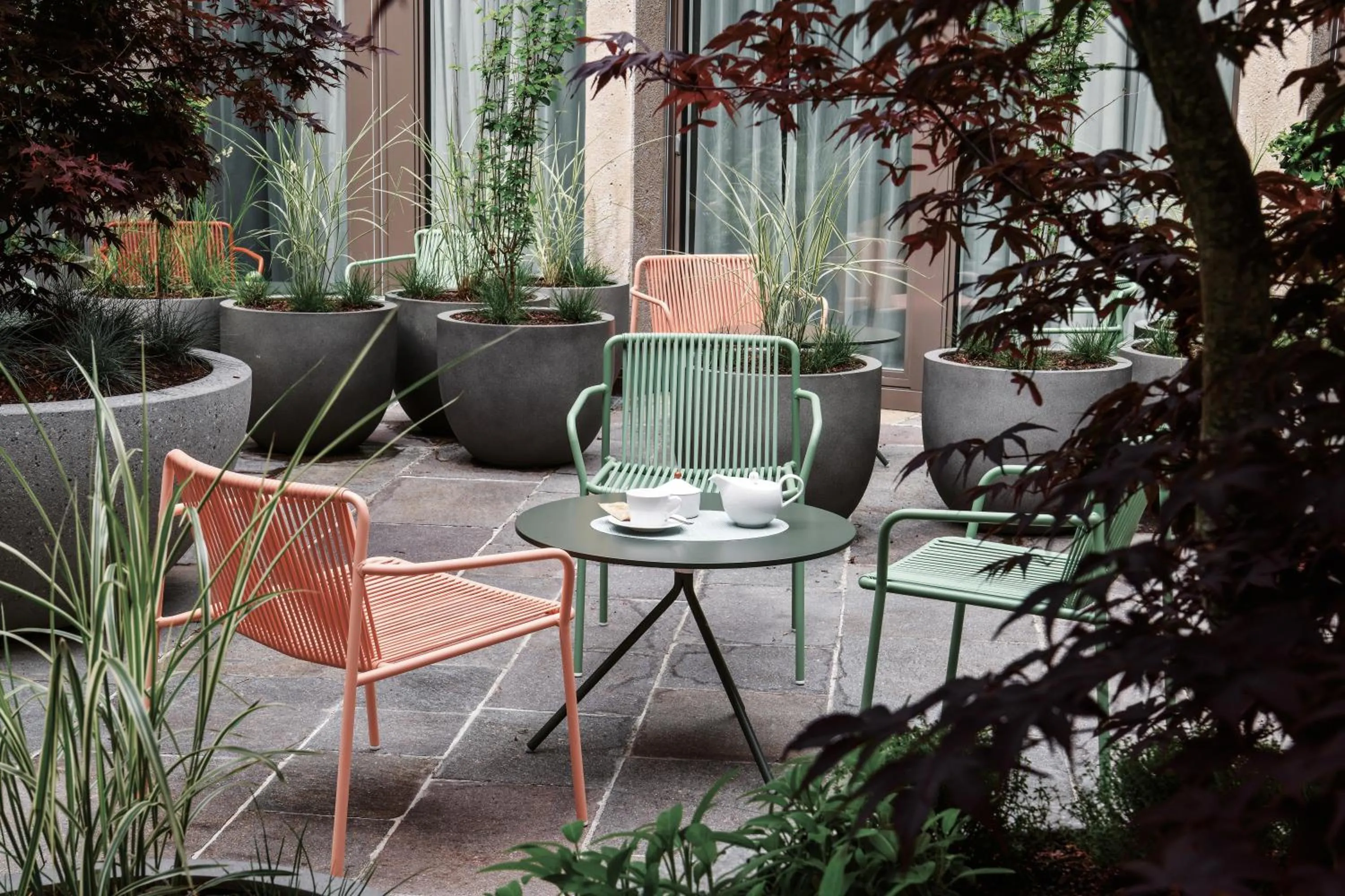 Balcony/Terrace in Sorell Boutique-Hotel St Peter Zürich