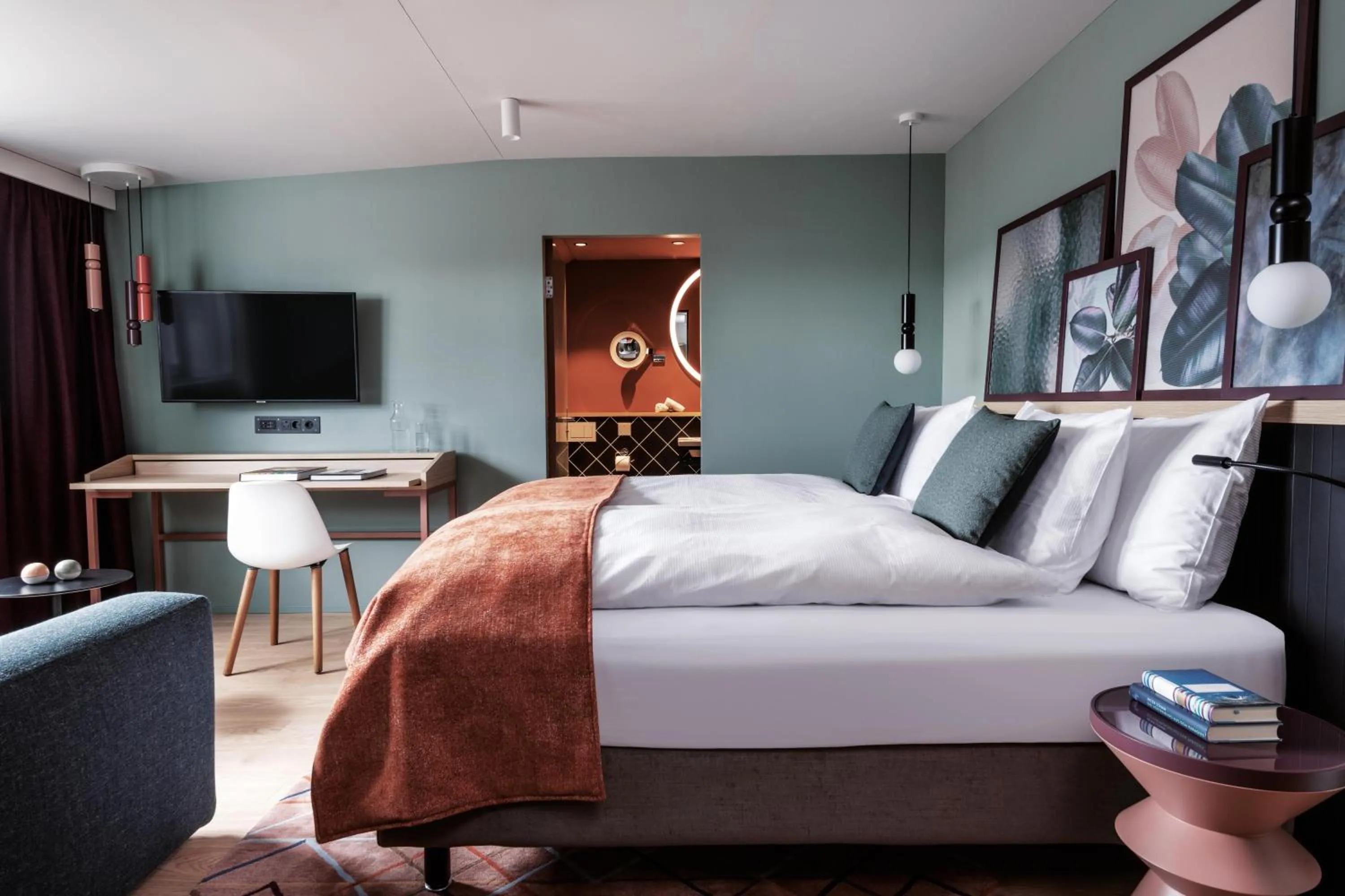 Bed in Sorell Boutique-Hotel St Peter Zürich