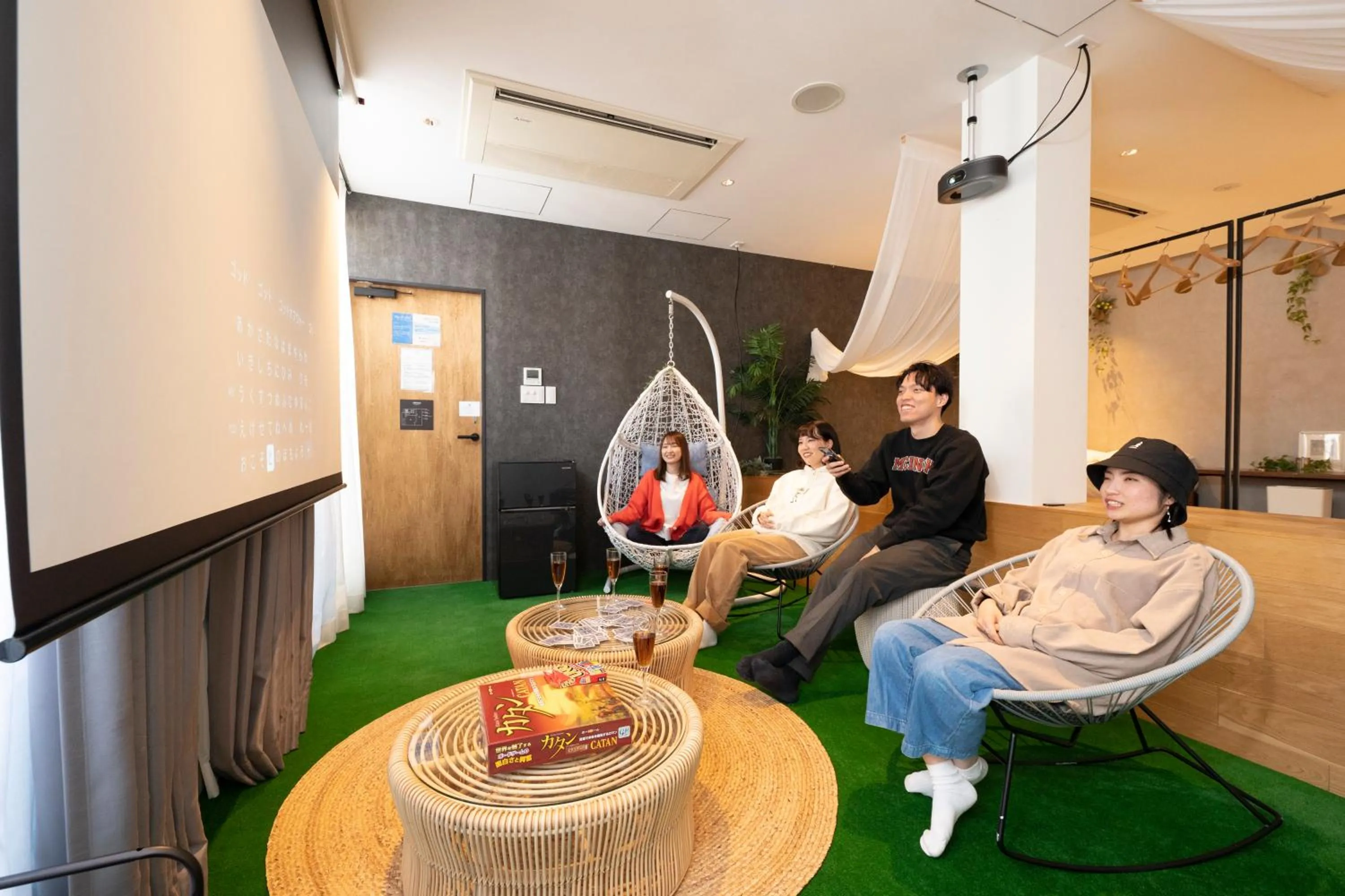 group of guests in Glamping Tokyo Asakusa