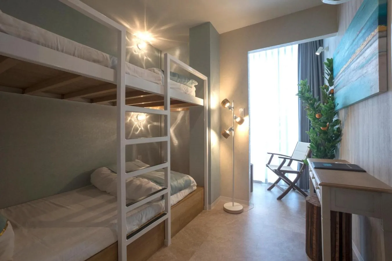 Bed in Glamping Tokyo Asakusa