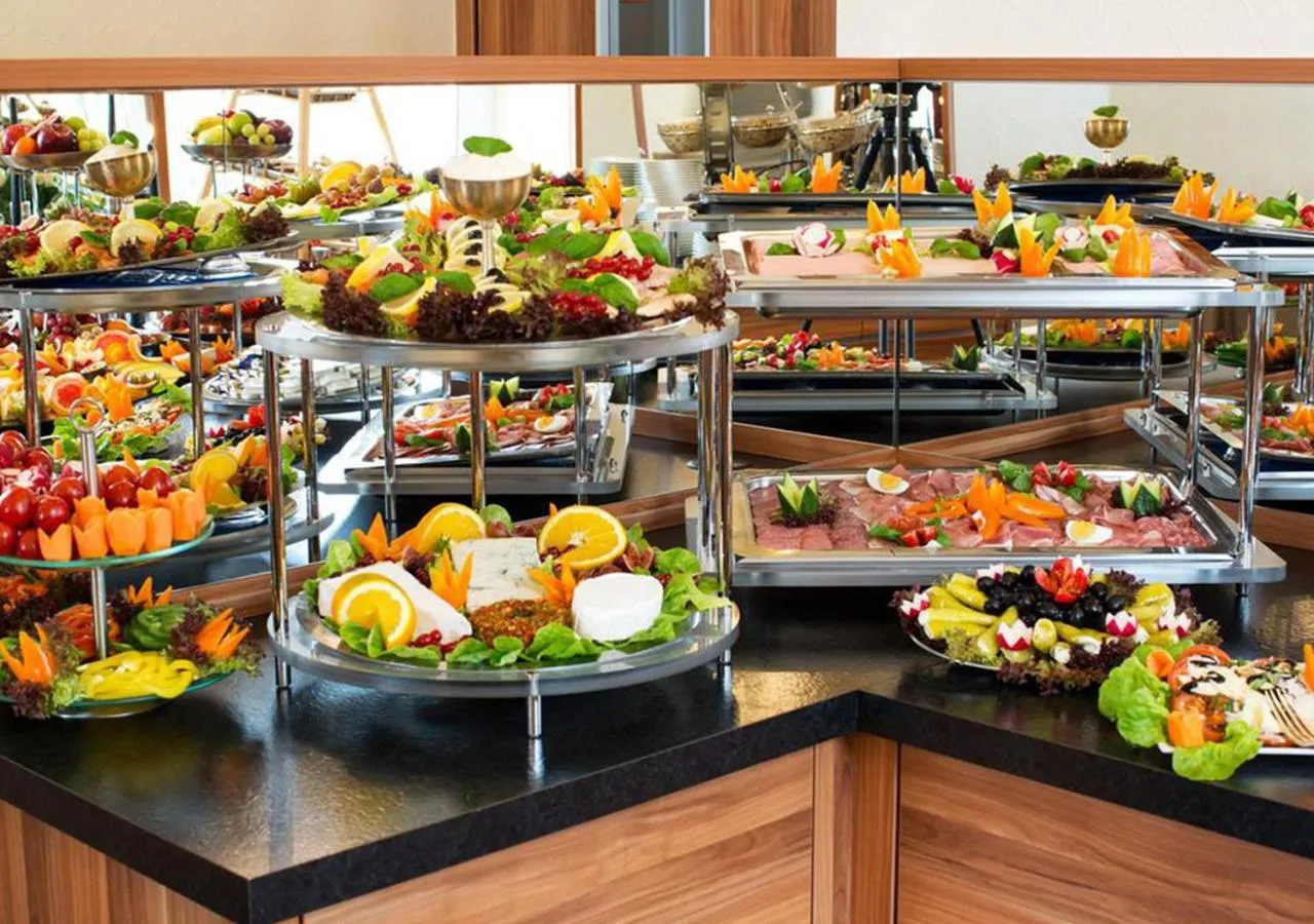 Buffet breakfast in Hotel Goldene Rose
