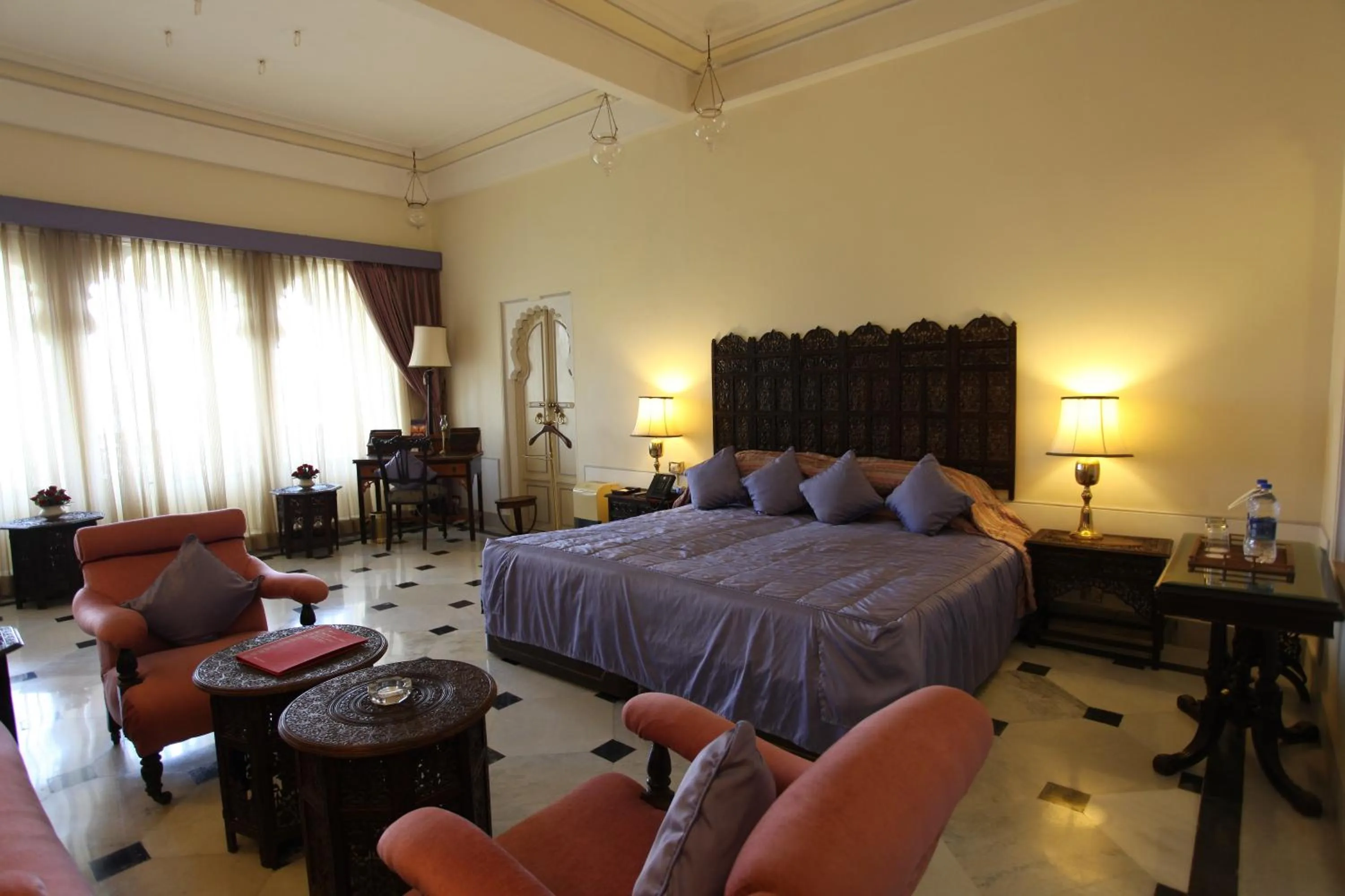 Bedroom, Bed in Shiv Niwas Palace by HRH Group of Hotels