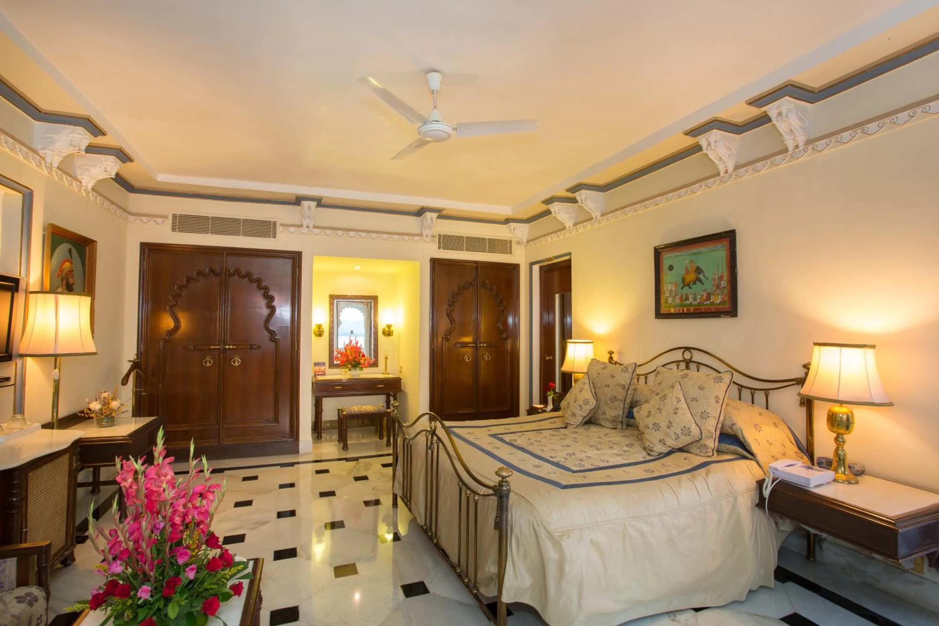 Bedroom, Bed in Shiv Niwas Palace by HRH Group of Hotels