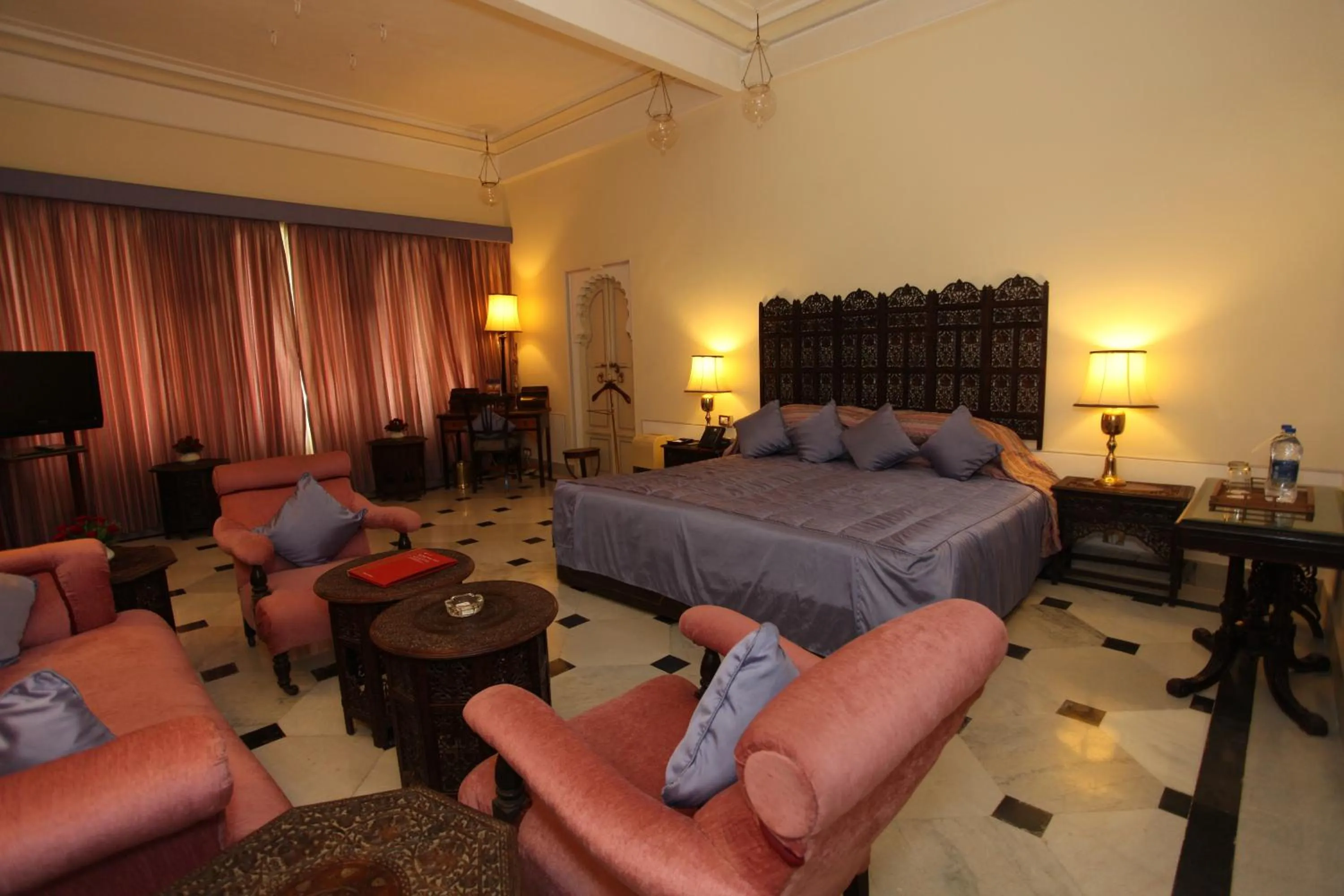 Bedroom, Bed in Shiv Niwas Palace by HRH Group of Hotels
