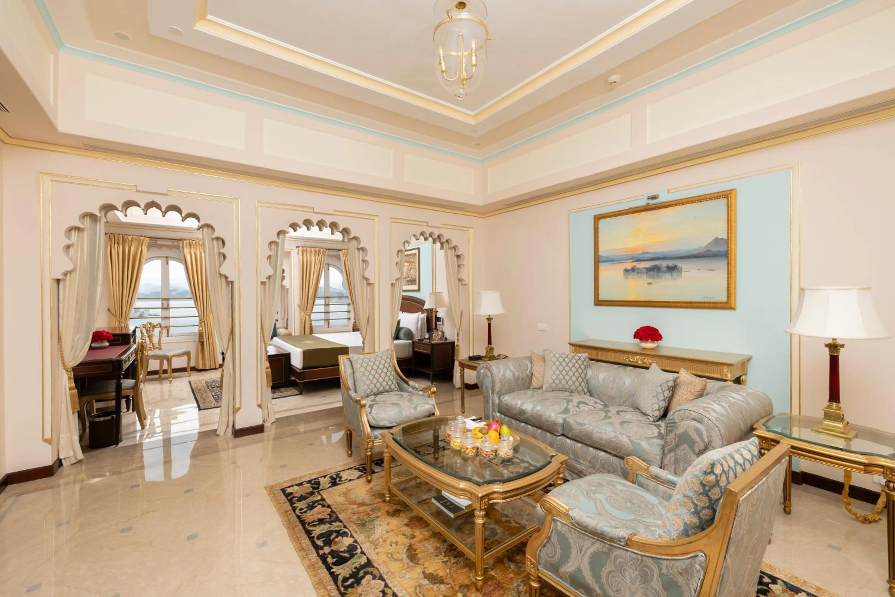 Living room in Taj Fateh Prakash Palace Udaipur