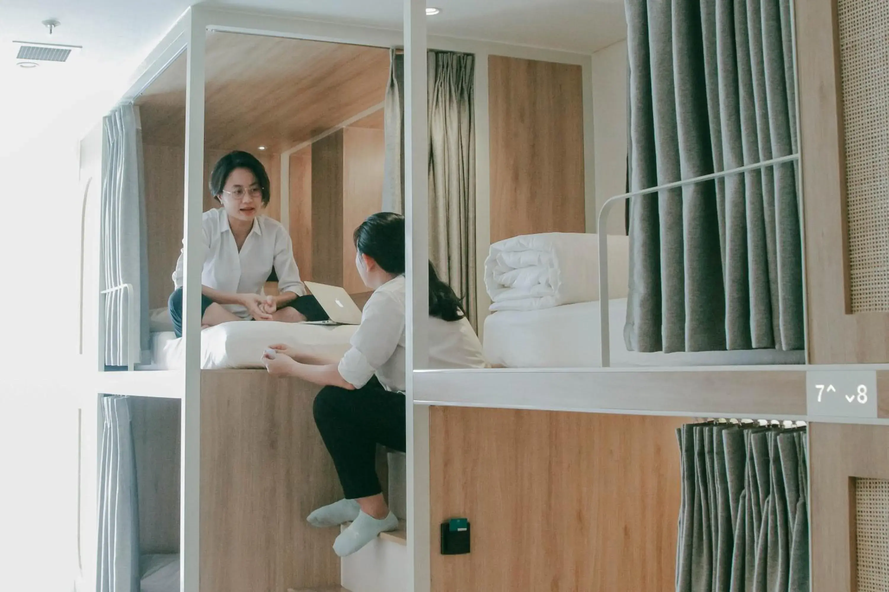 Bed in 8-Bed Mixed Dormitory Room in MEANDER Saigon Bed in 8-Bed Mixed Dormitory Room in MEANDER Saigon