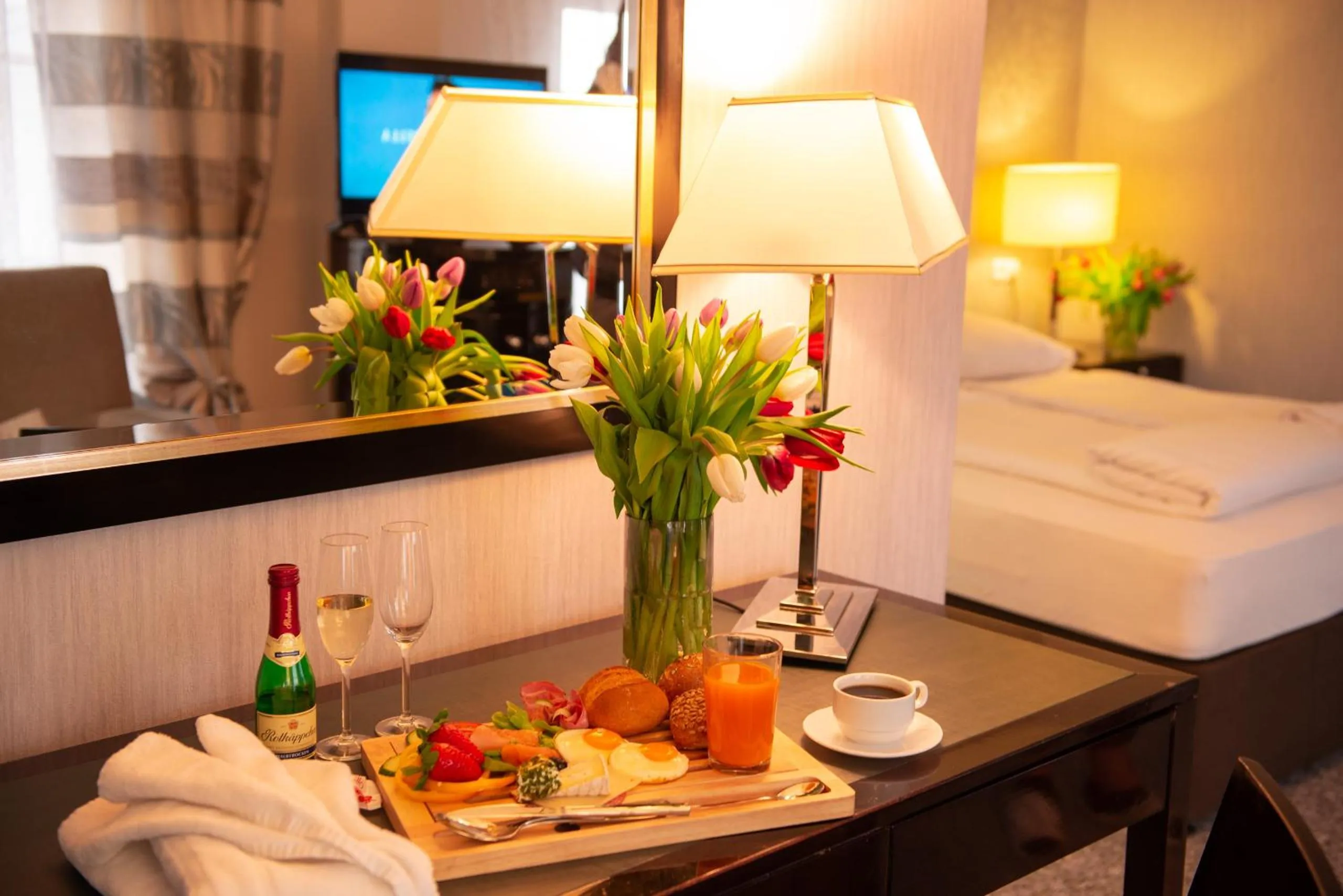 Bed in Bölsche Hotel