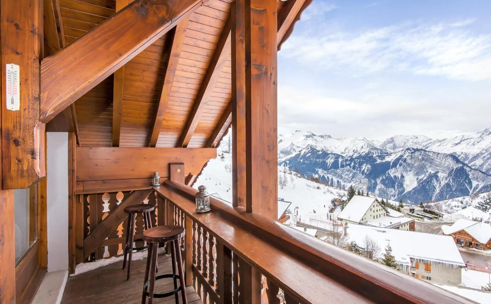 Balcony/Terrace in Chalethotel Belle Etoile