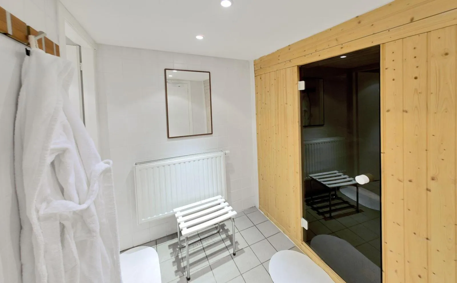 Sauna in Chalethotel Belle Etoile