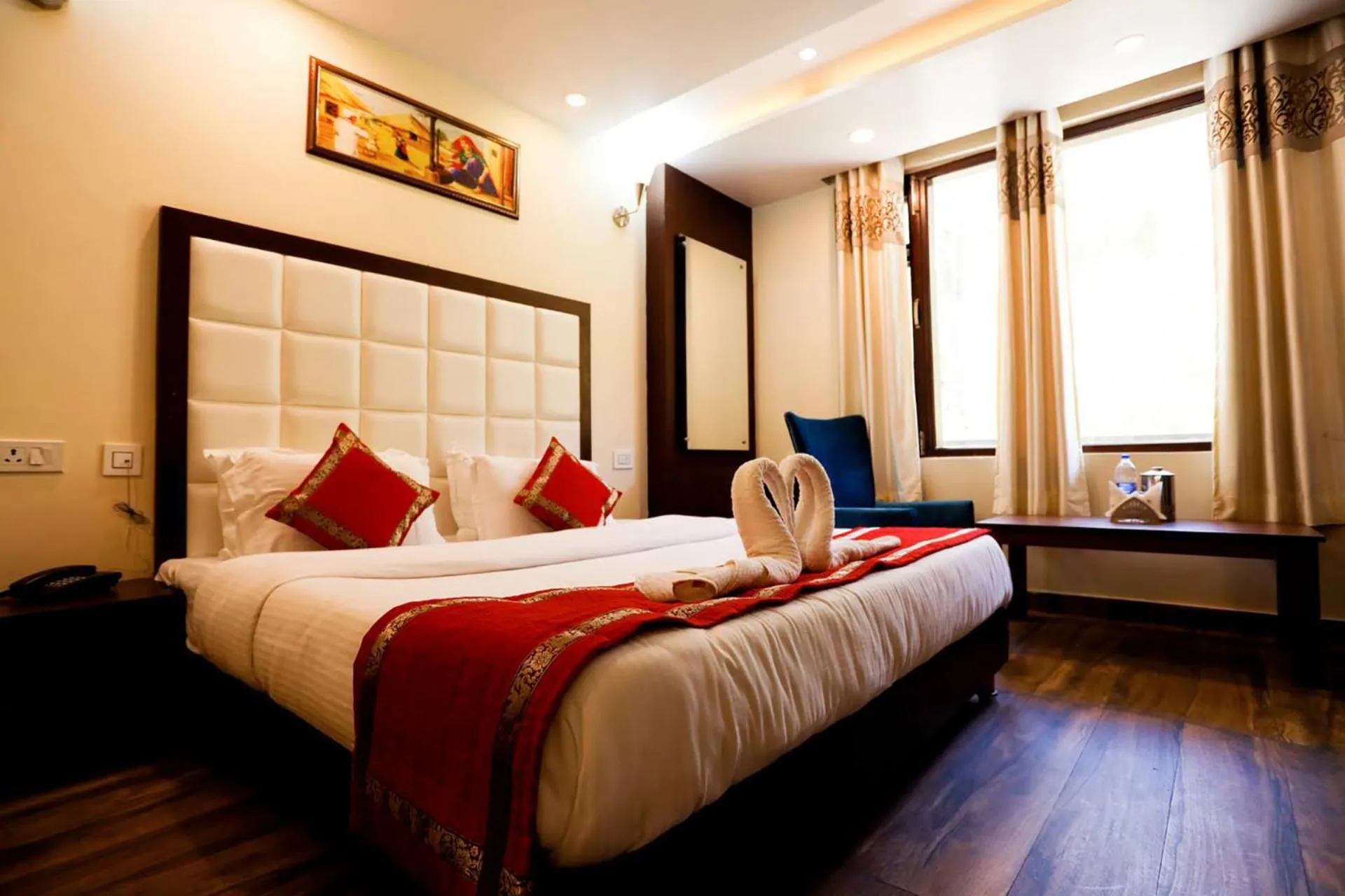 Bed in The Hoften Blue Magnets, Dalhousie