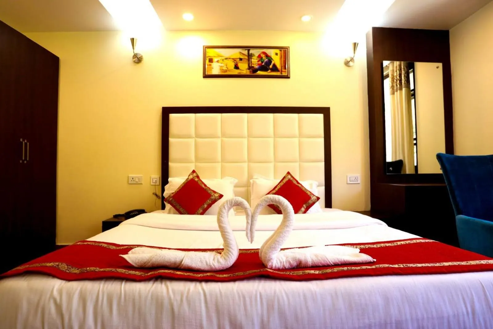 Bed in The Hoften Blue Magnets, Dalhousie