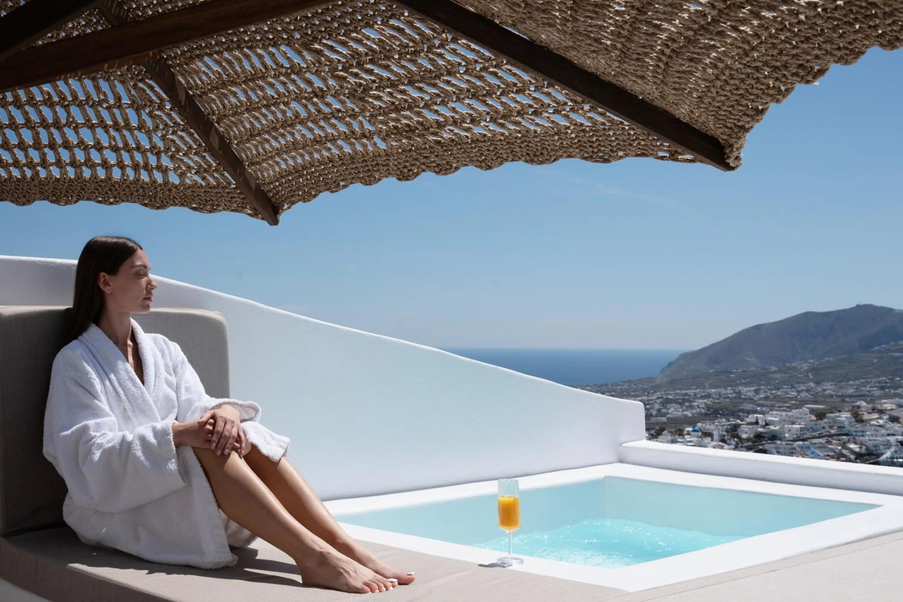 Balcony/Terrace in Cilon Suites Santorini