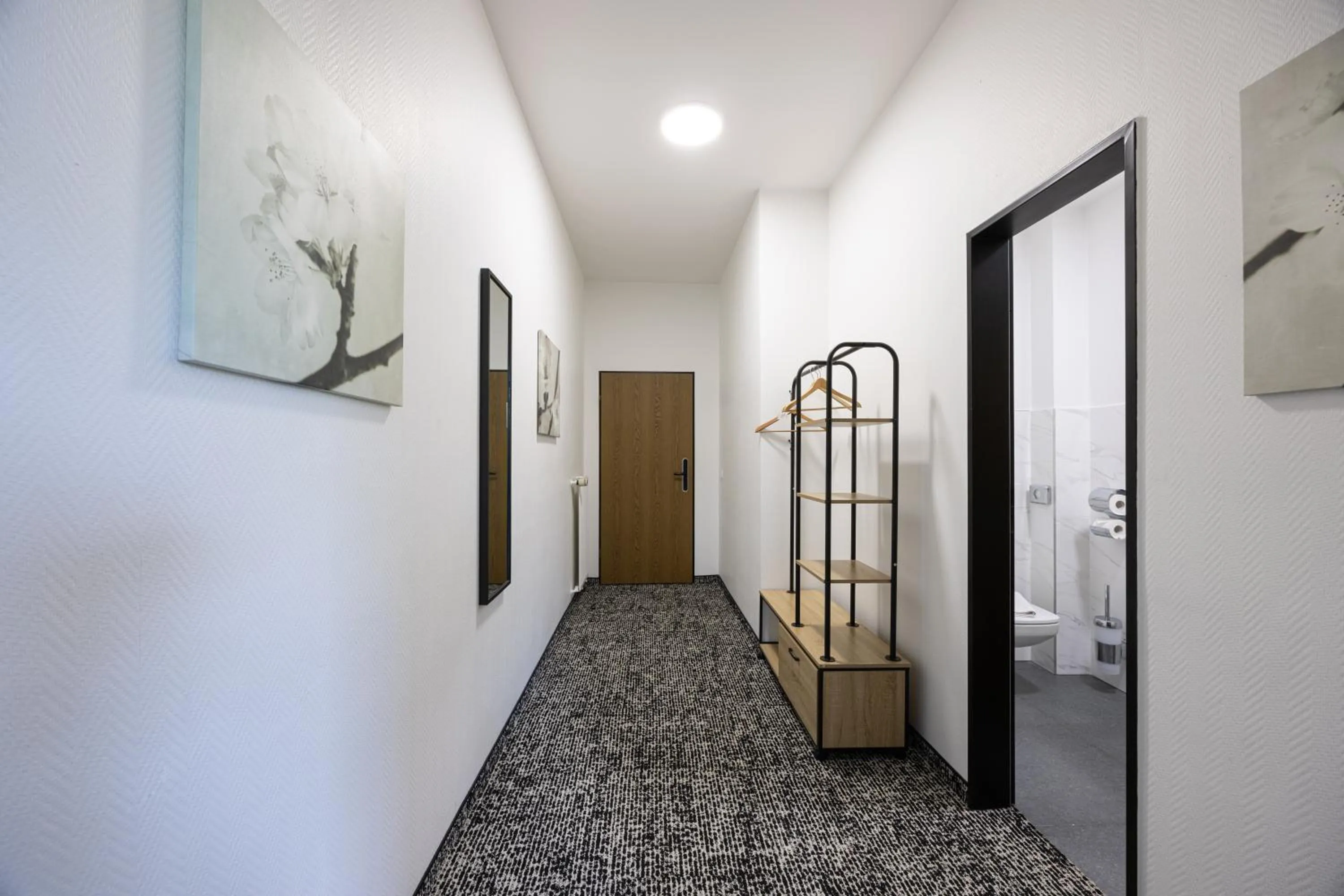 Bed in Panorama Hotel Rheinkrone