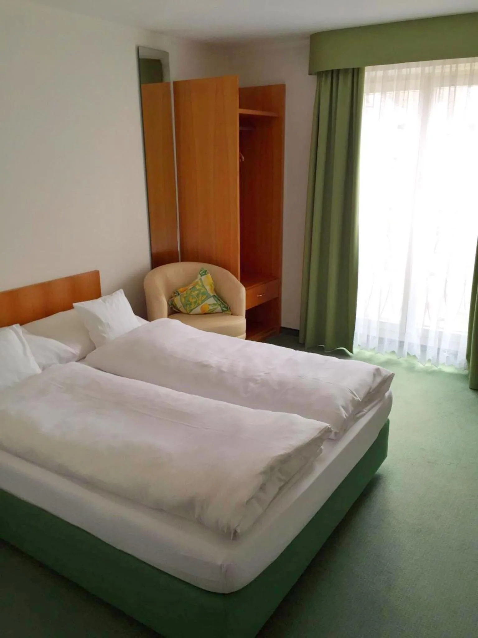 Bed in Huber's Hotel