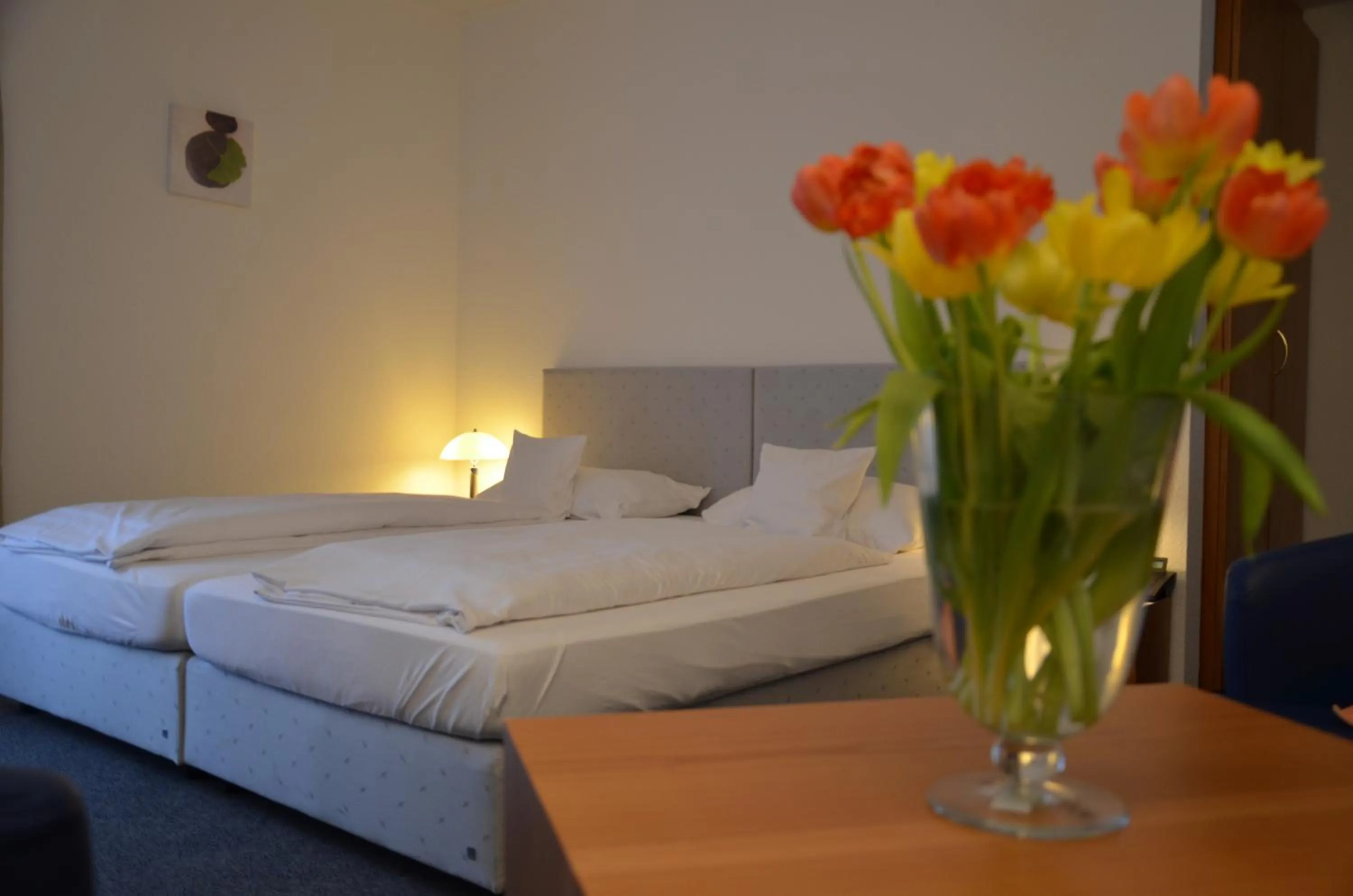 Bed in Huber's Hotel