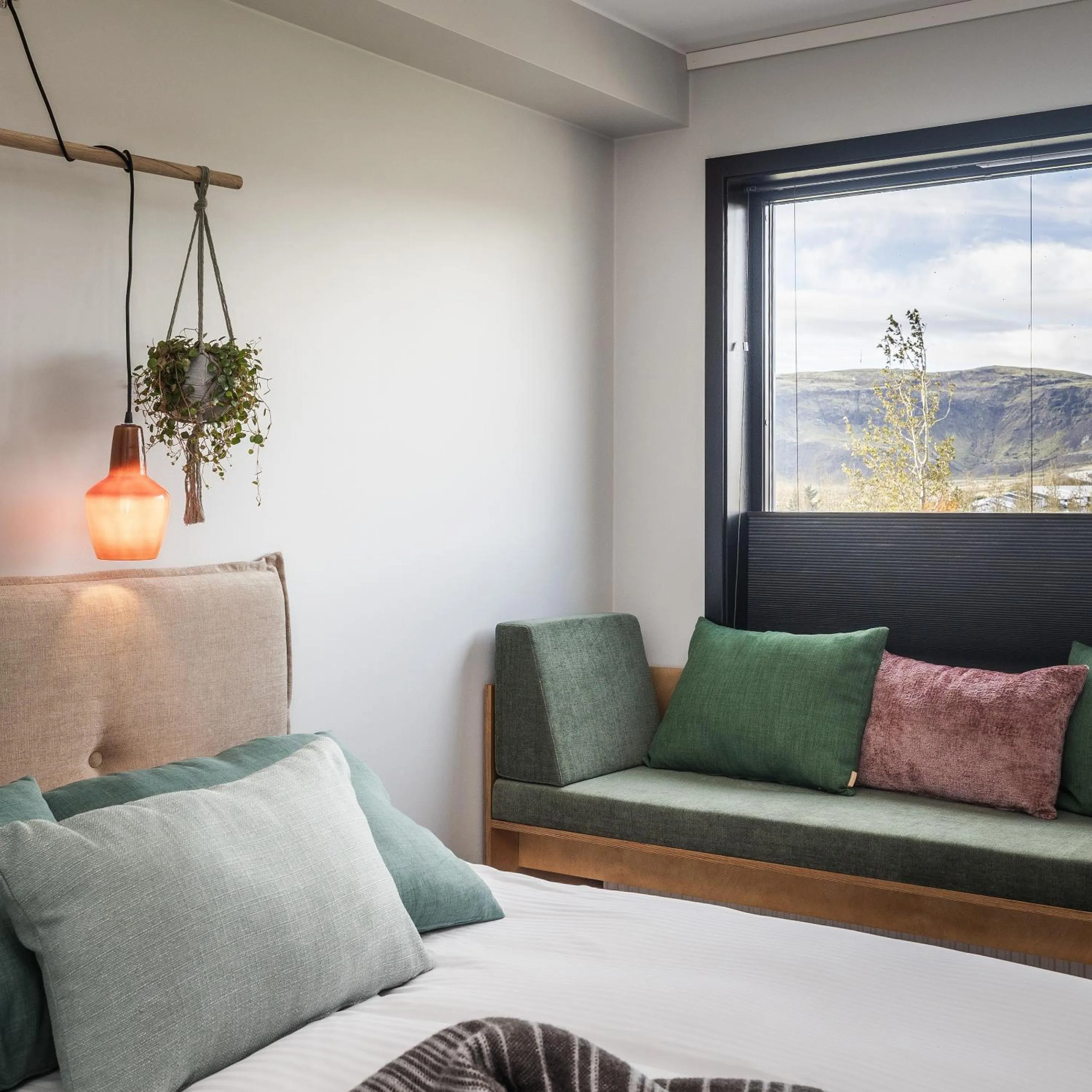 Bed in The Greenhouse Hotel